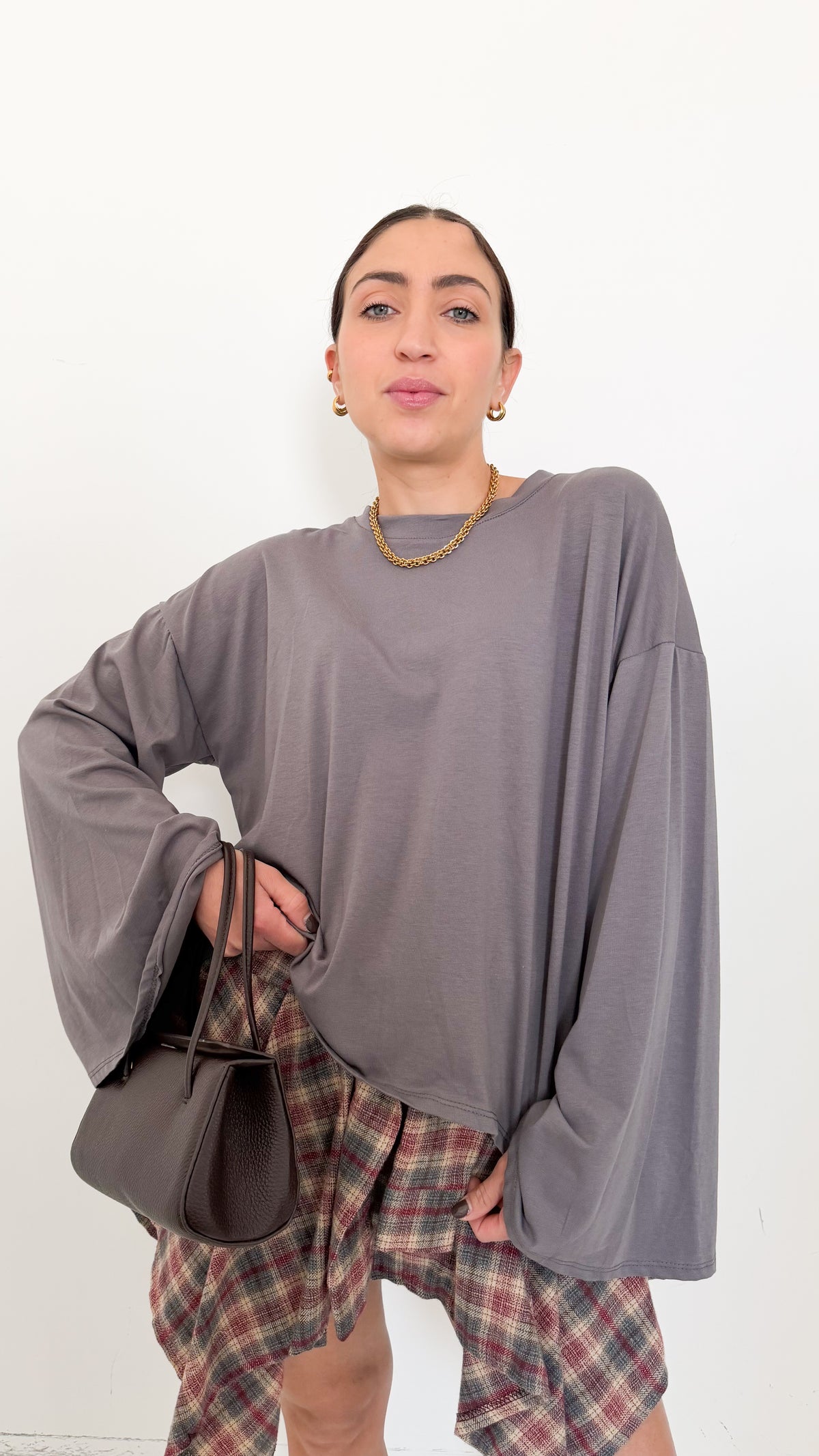 Maglia Piombo Manica A Campana