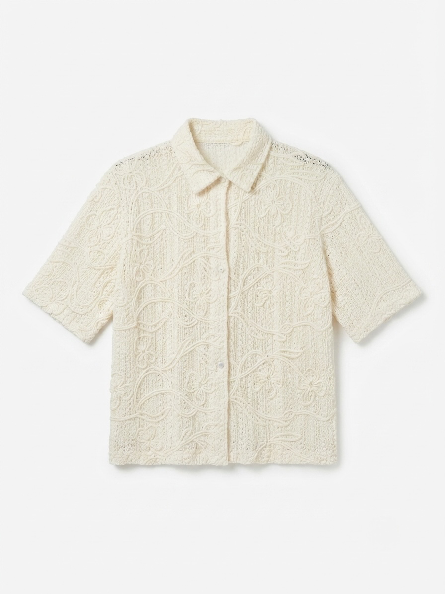 Camicia  Ricamata