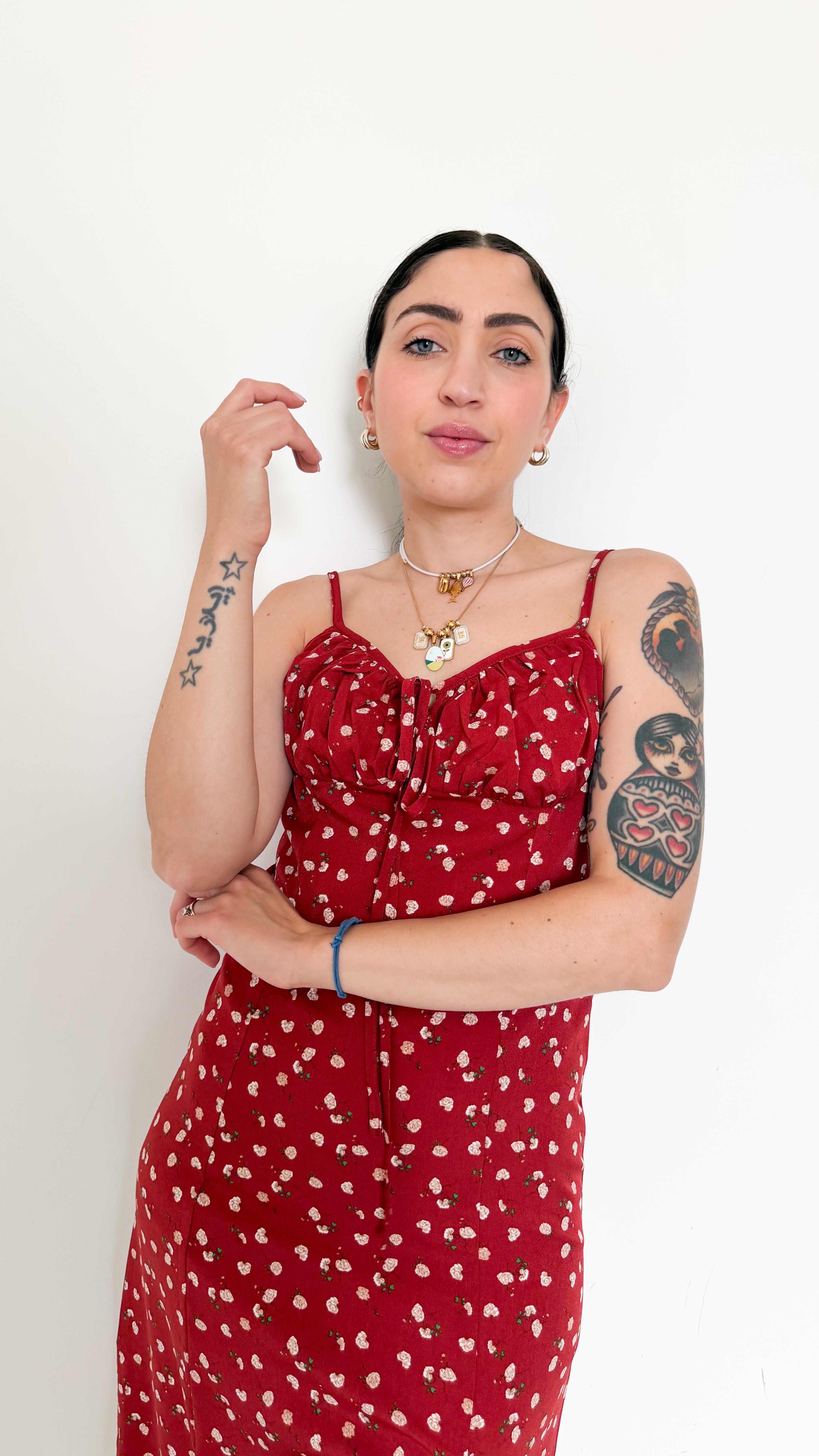 Vestito Con Spacco