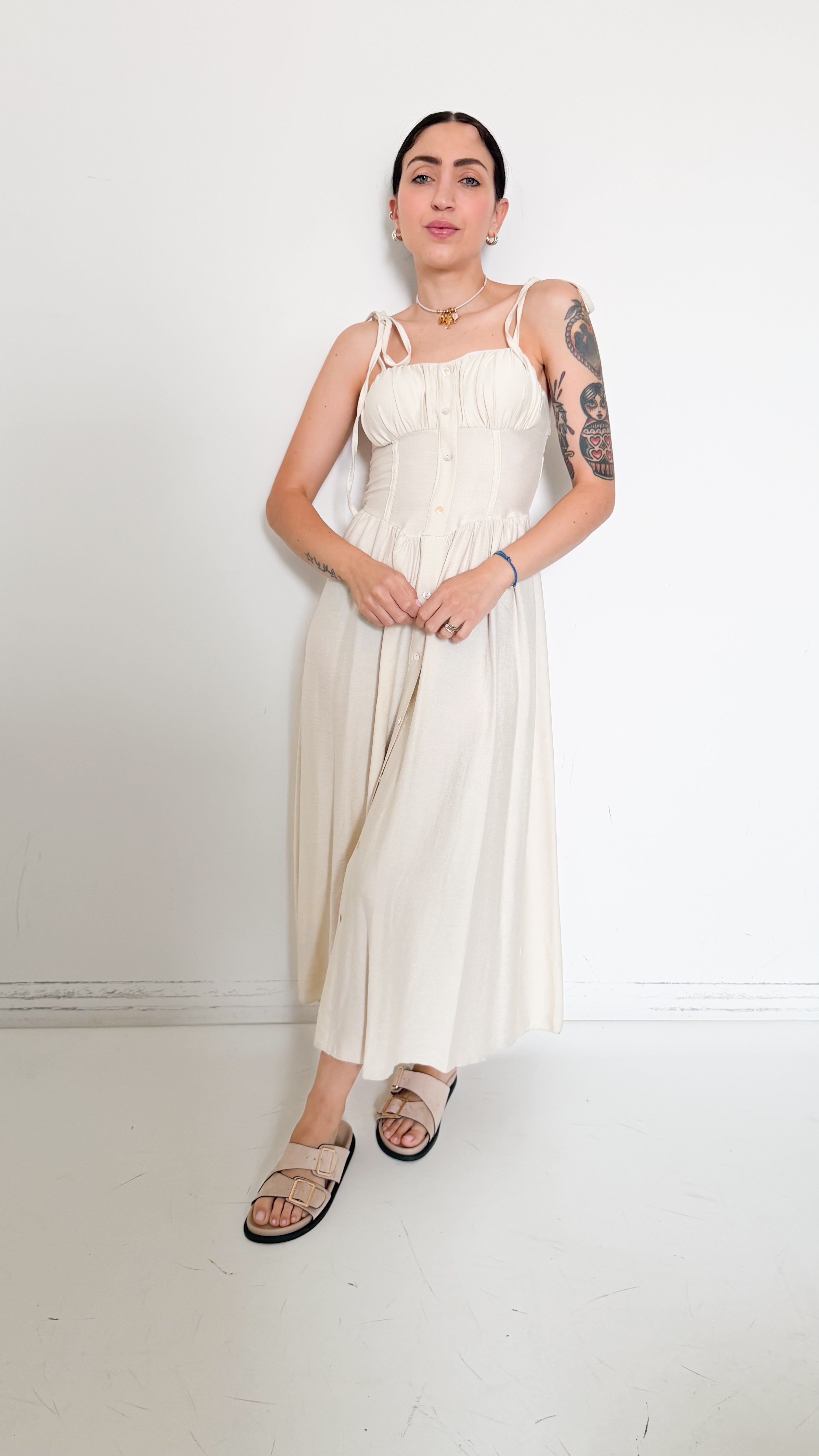 Vestito Midi Burro