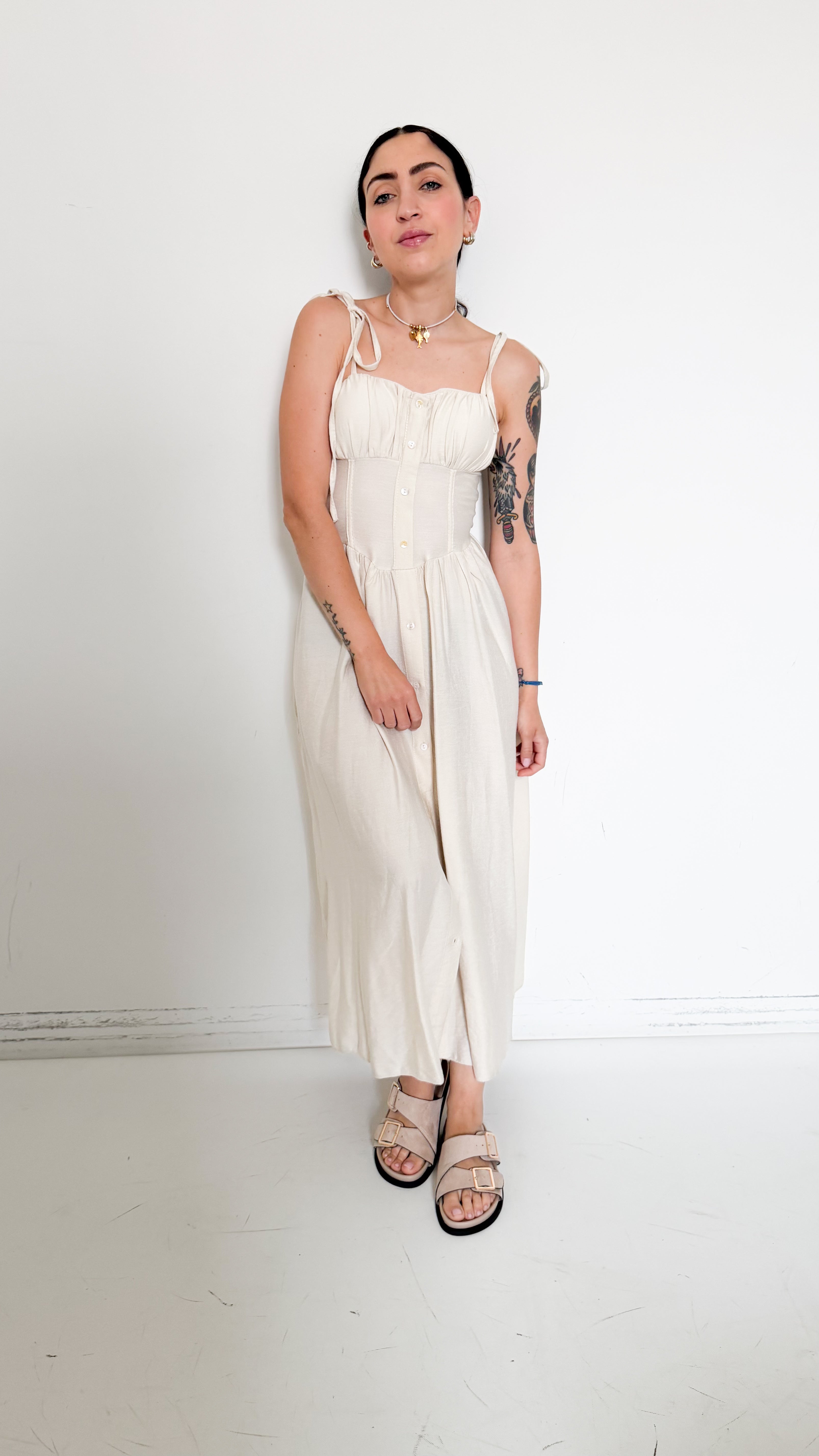 Vestito Midi Burro