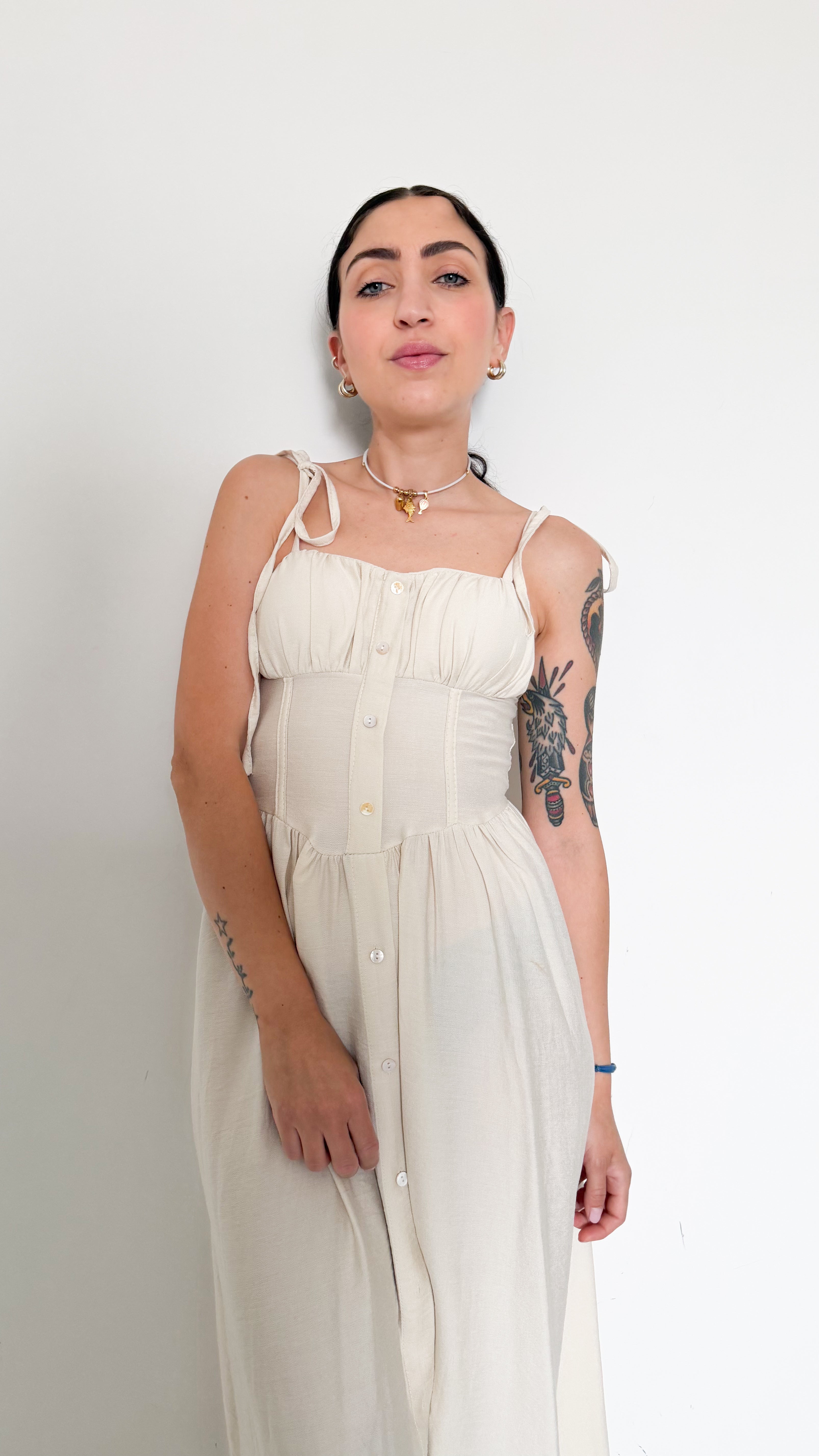 Vestito Midi Burro