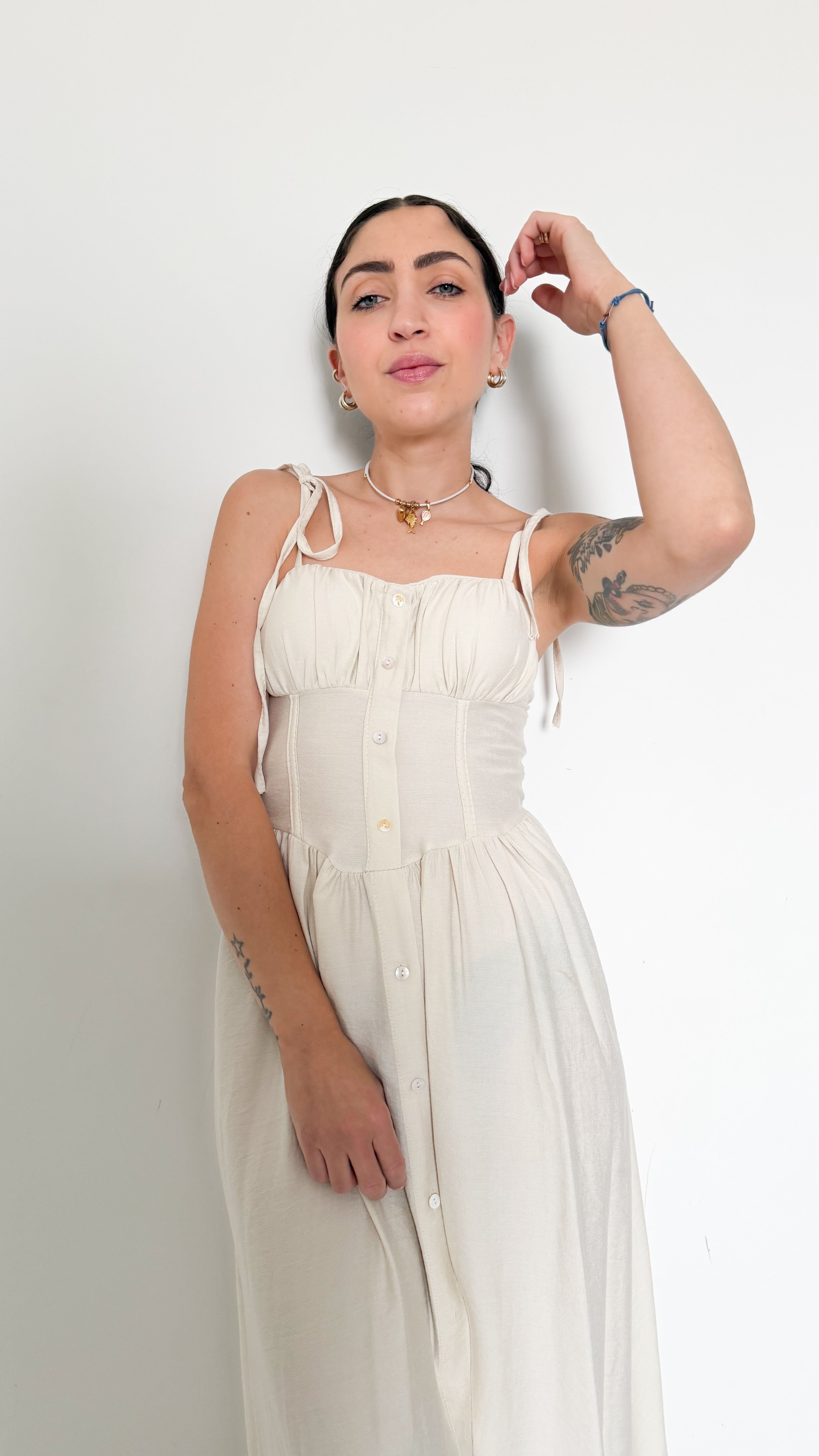 Vestito Midi Burro