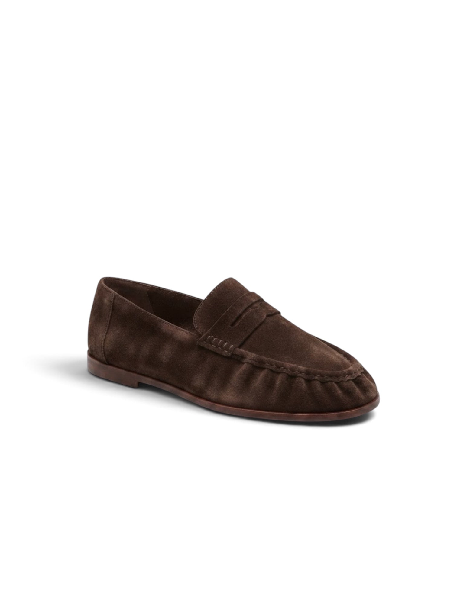 Mocassino Marrone Effetto Camoscio