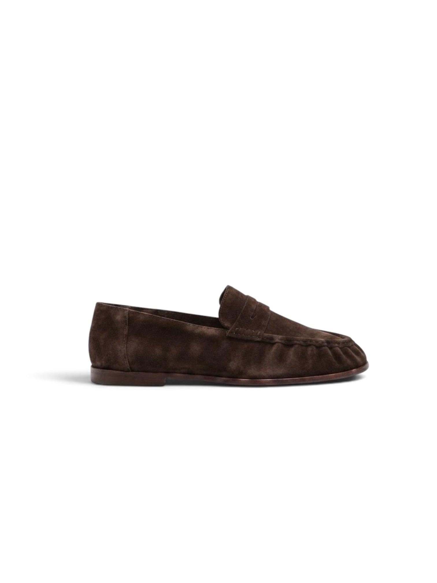 Mocassino Marrone Effetto Camoscio
