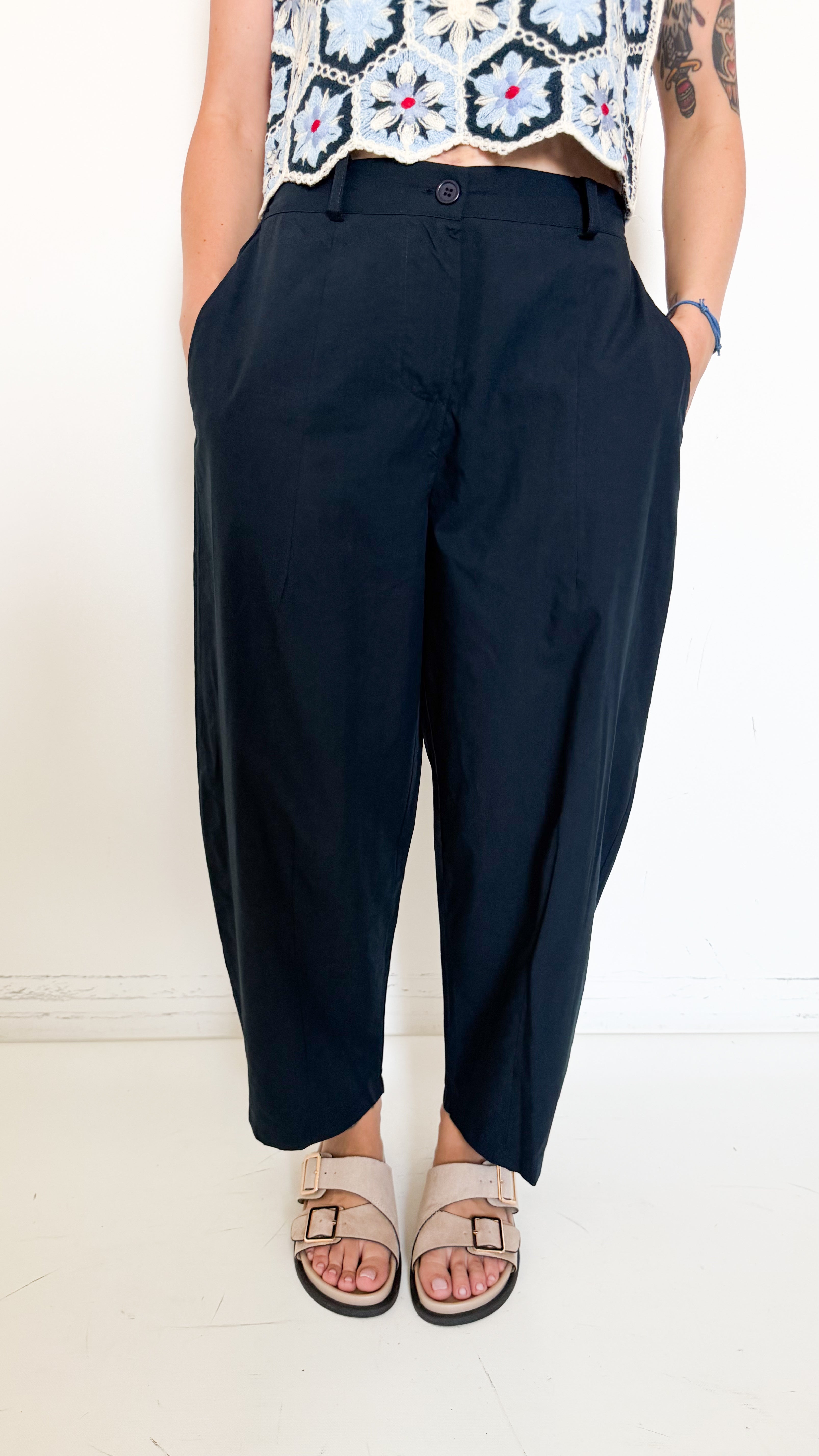 Pantaloni Balloon Blu