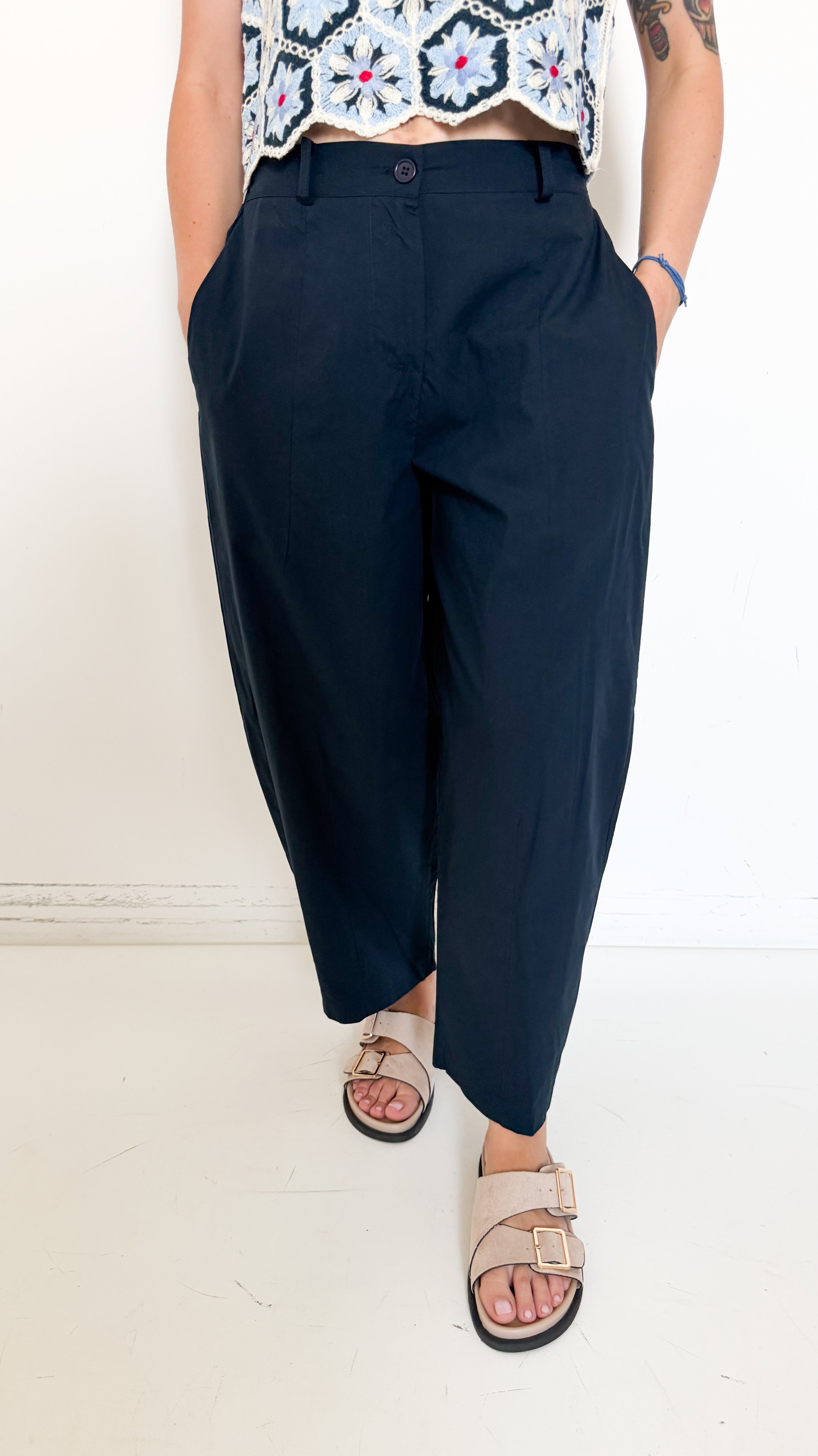 Pantaloni Balloon Blu