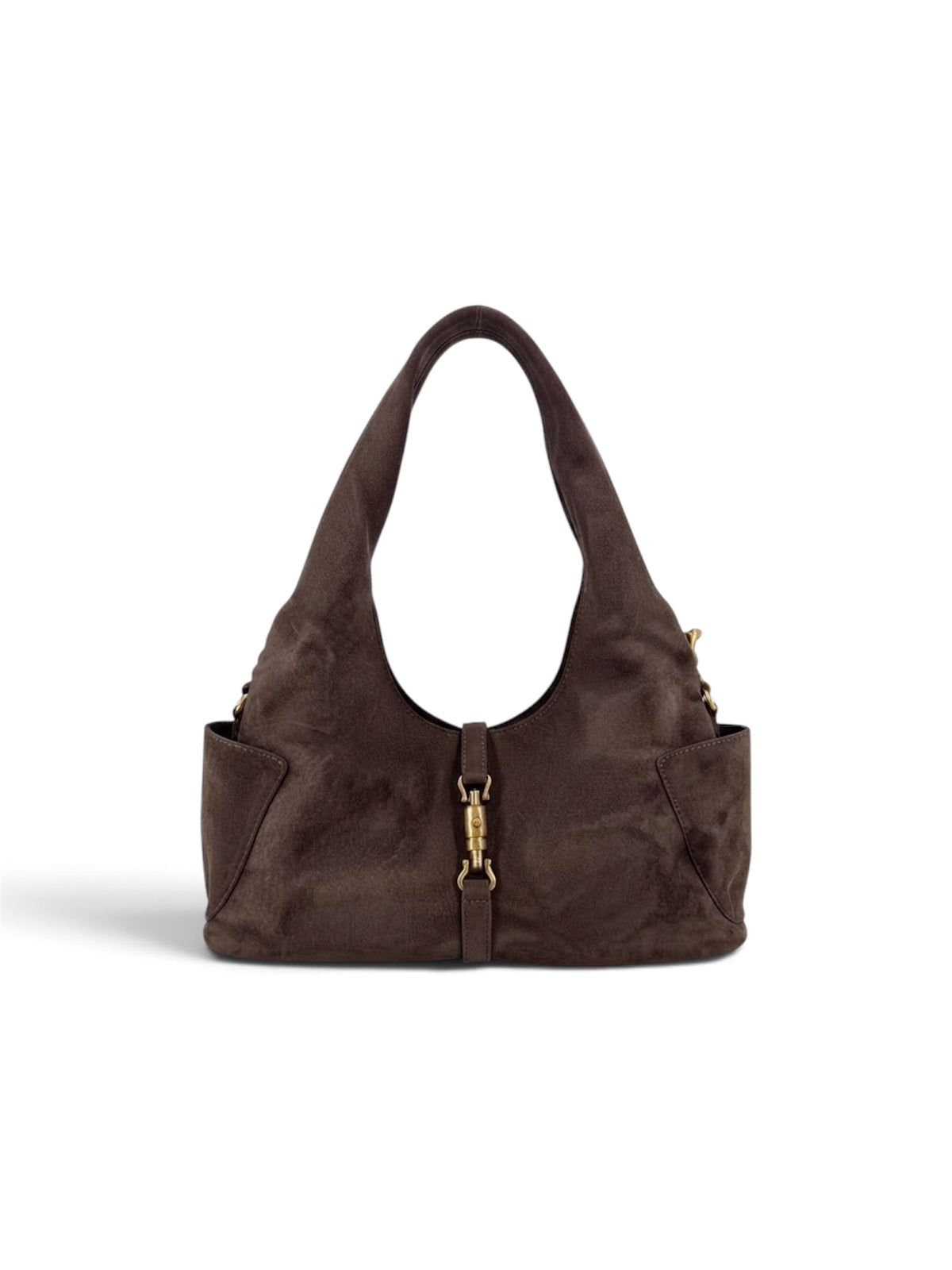 Borsa Effetto Camoscio Con Dettaglio