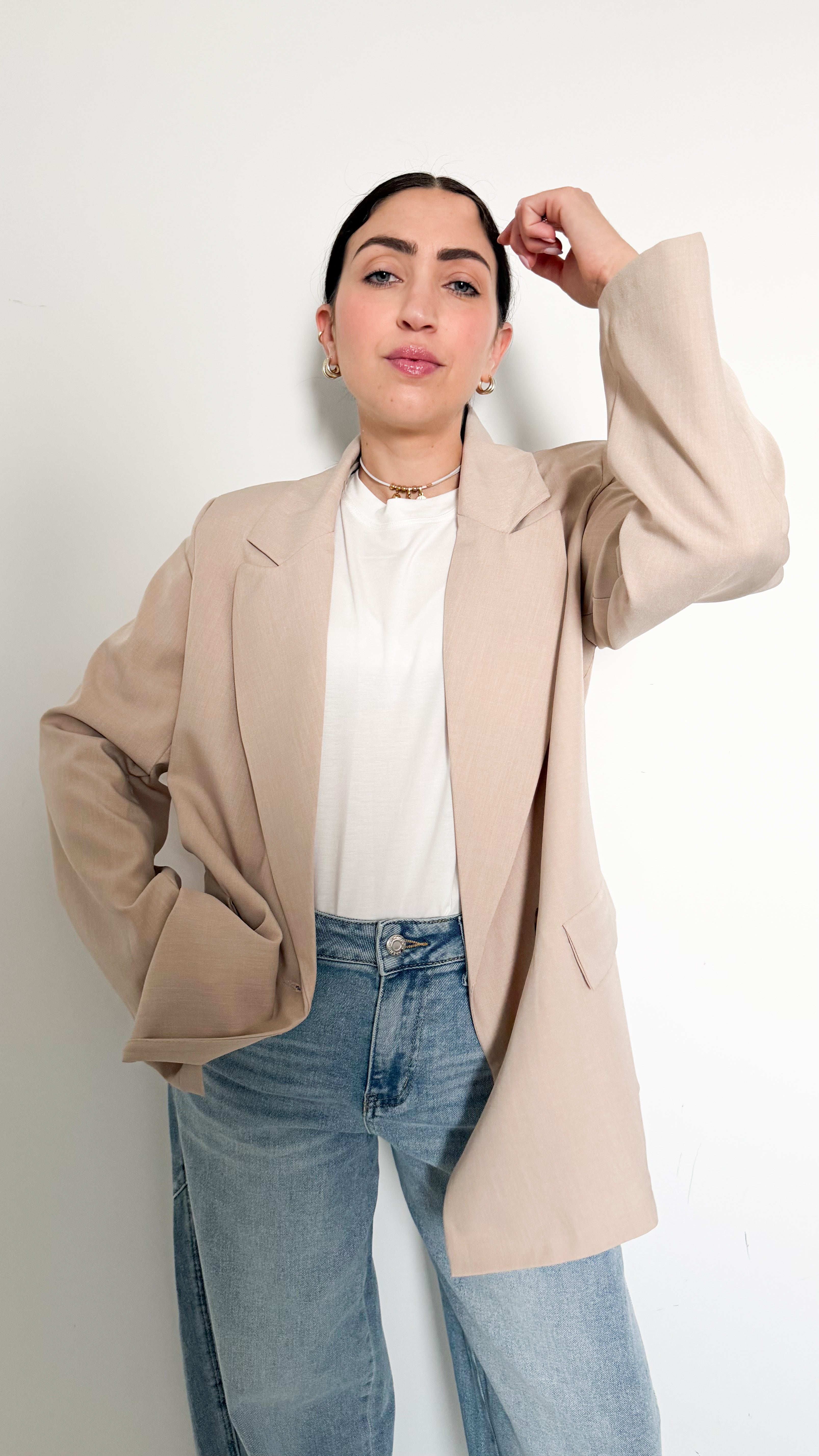 Blazer Doppiopetto Beige