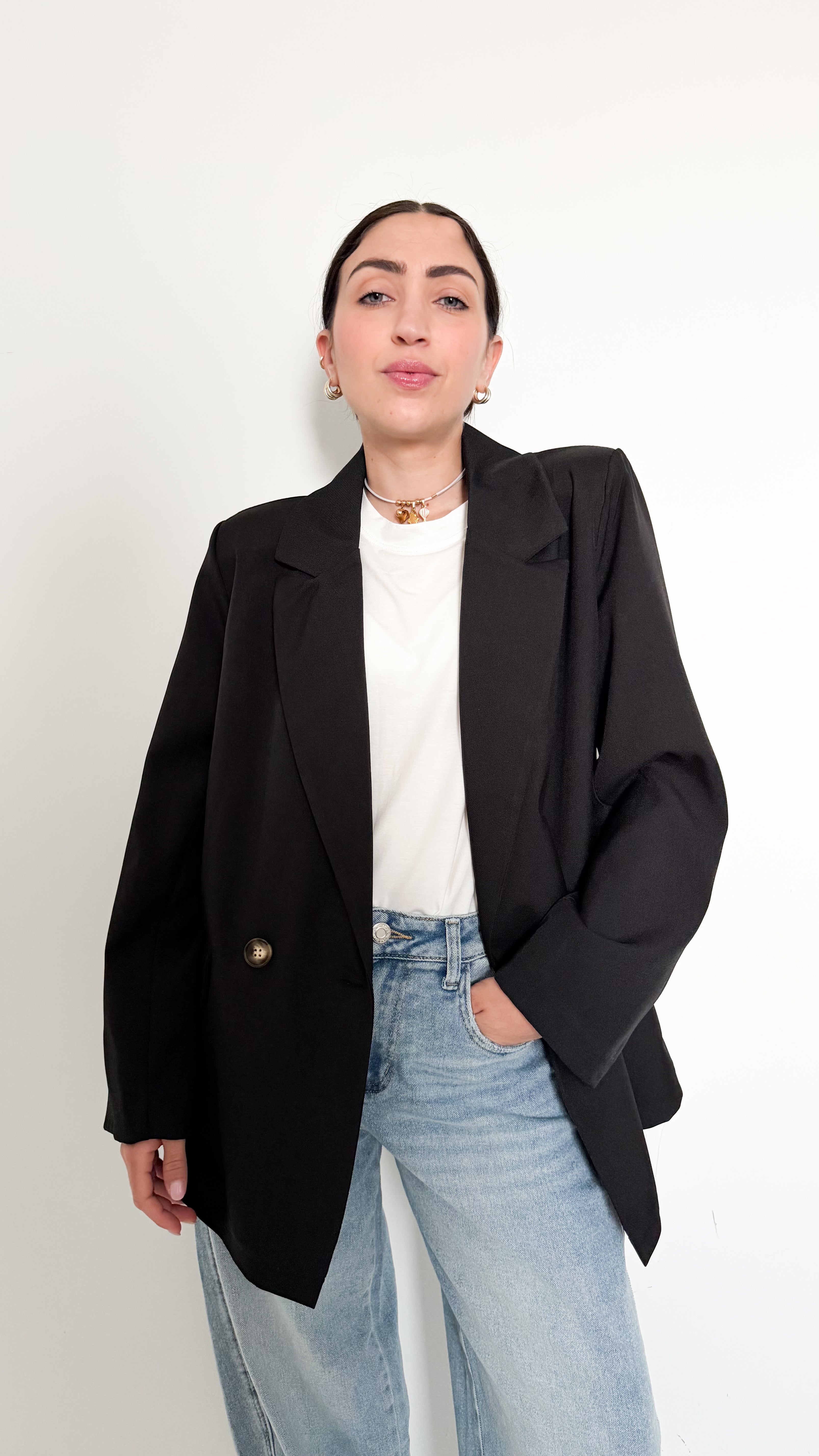 Blazer Doppiopetto Nero
