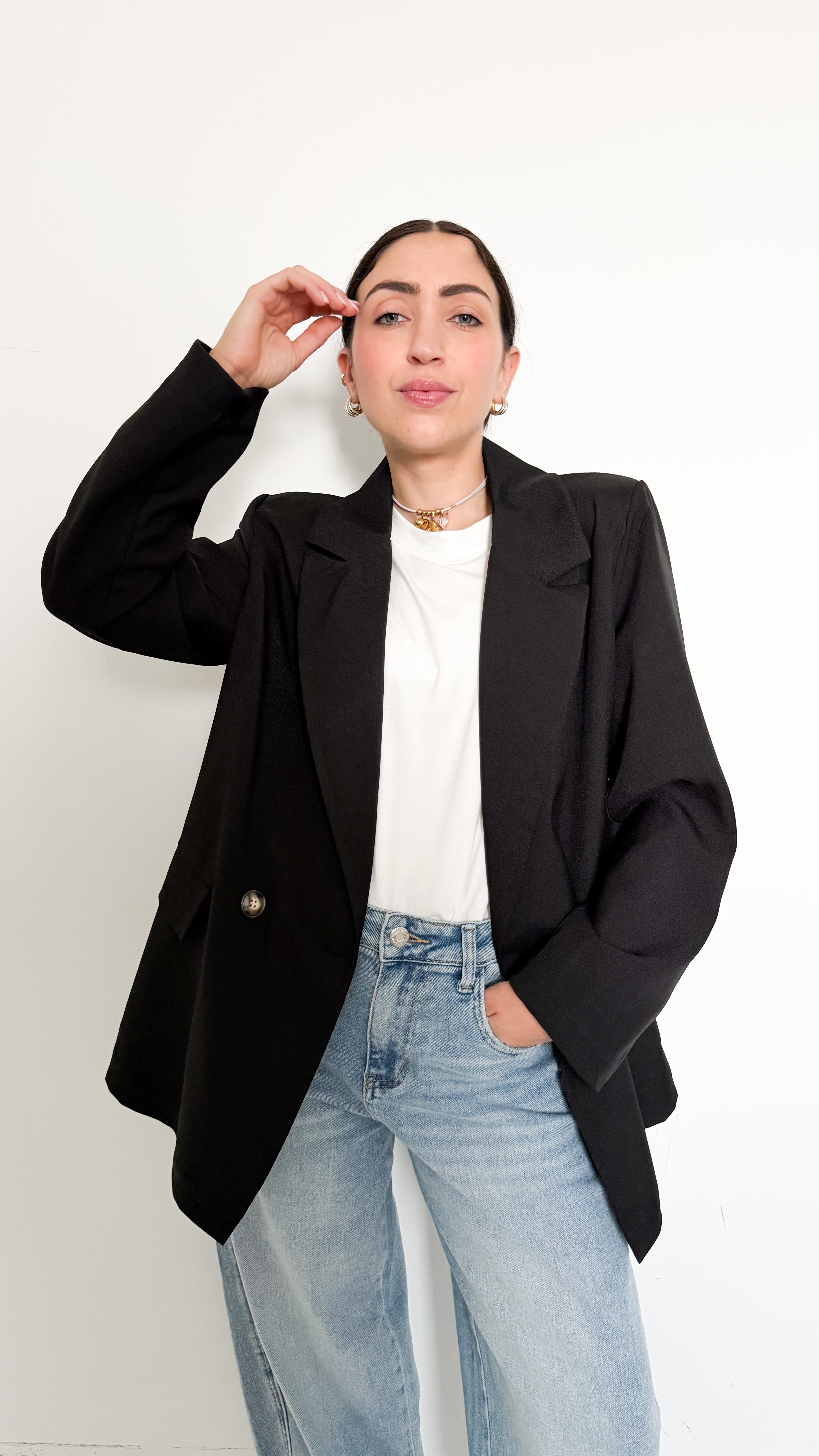 Blazer Doppiopetto Nero