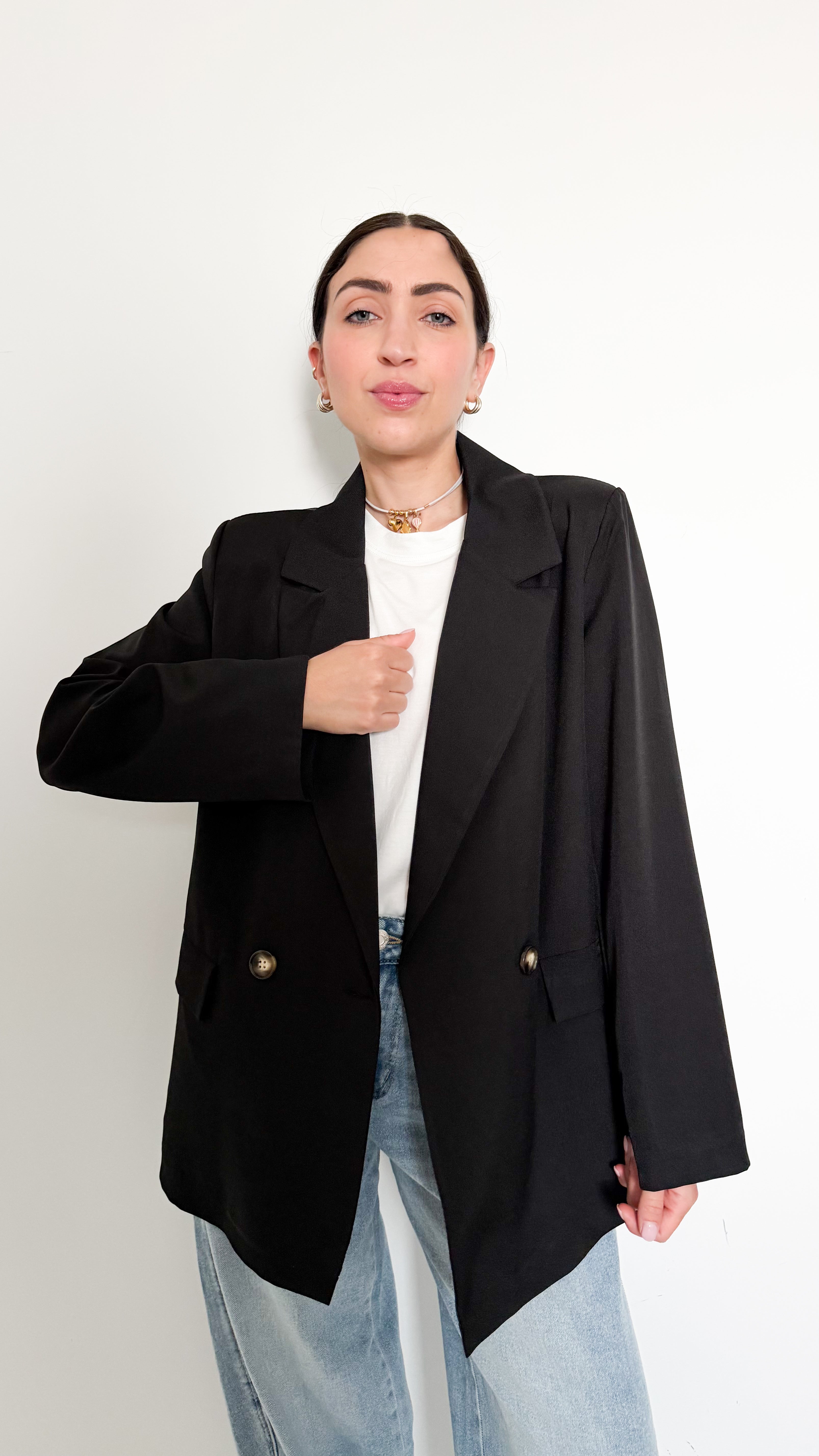 Blazer Doppiopetto Nero