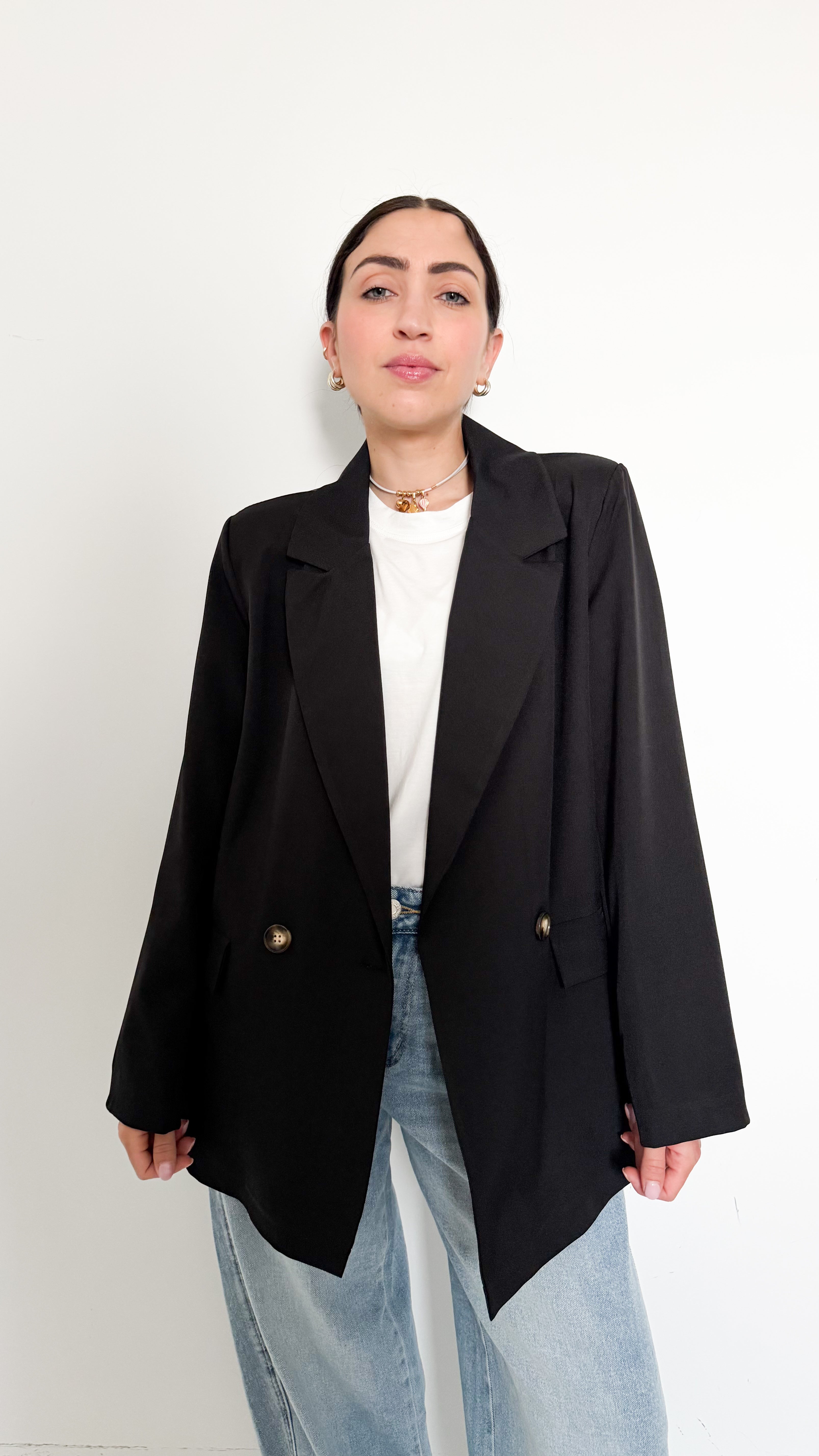 Blazer Doppiopetto Nero