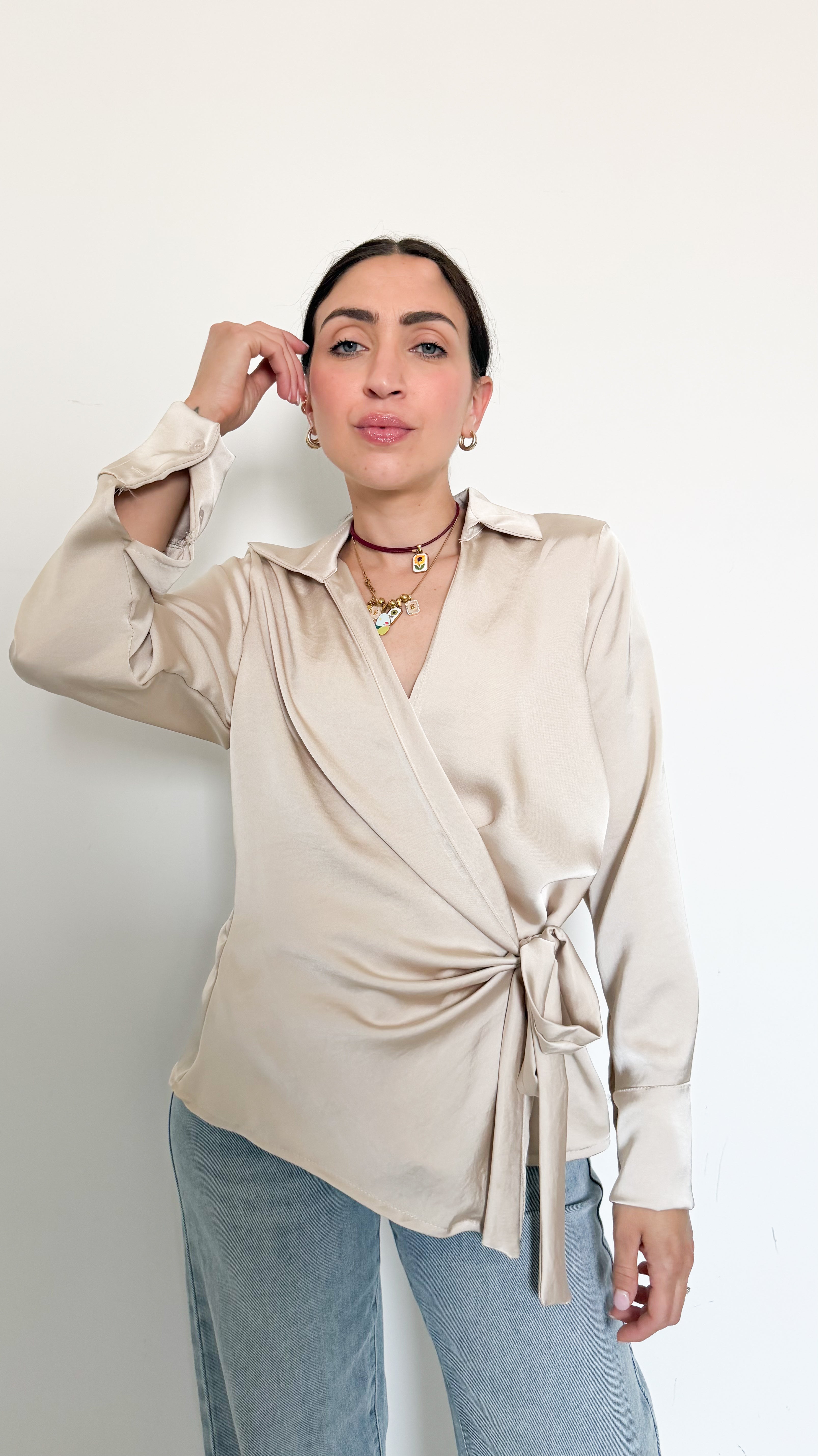 Blusa In Satin
