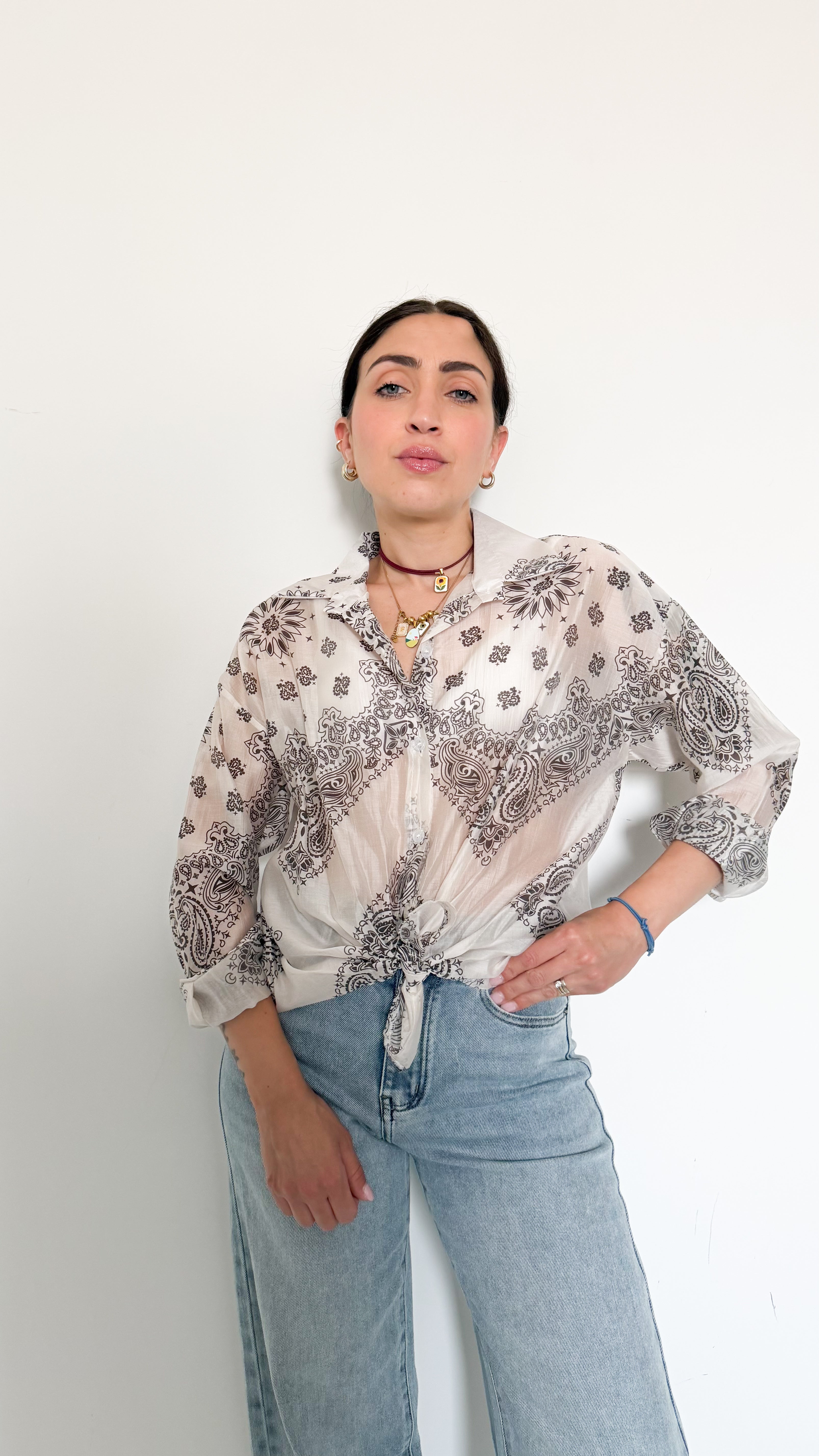 Camicia Fantasia Bandana