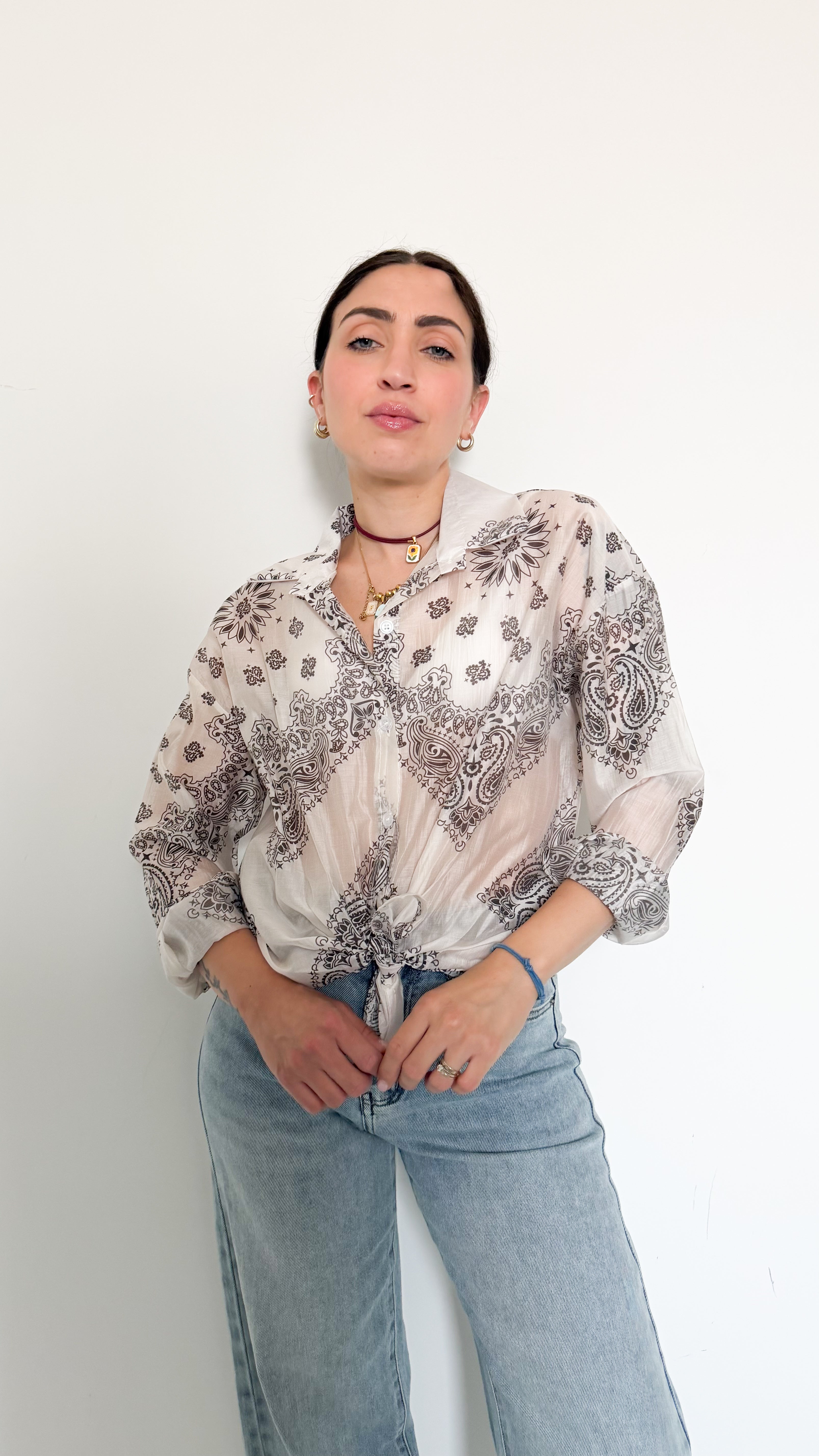 Camicia Fantasia Bandana