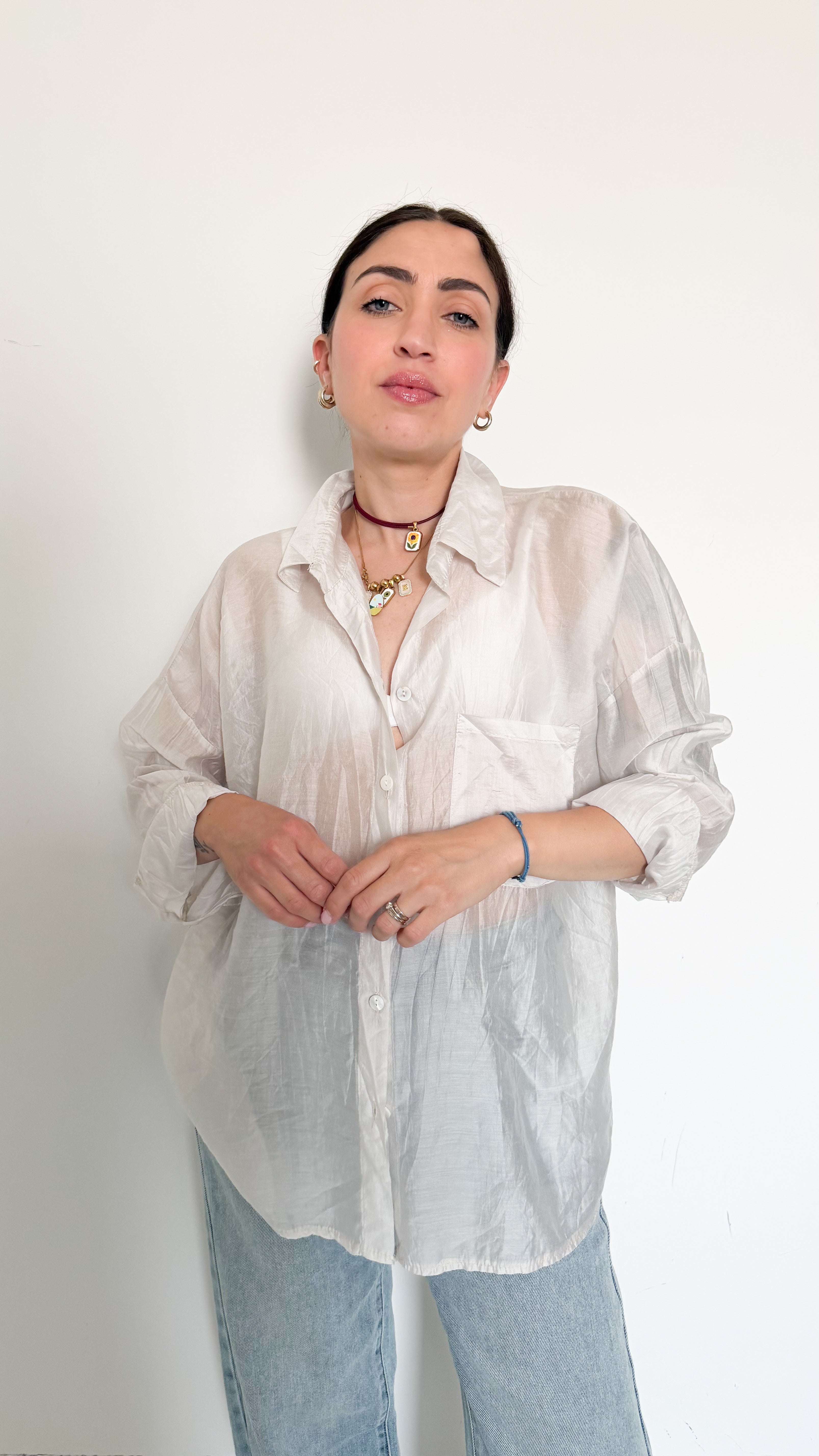 Camicia Velata Burro