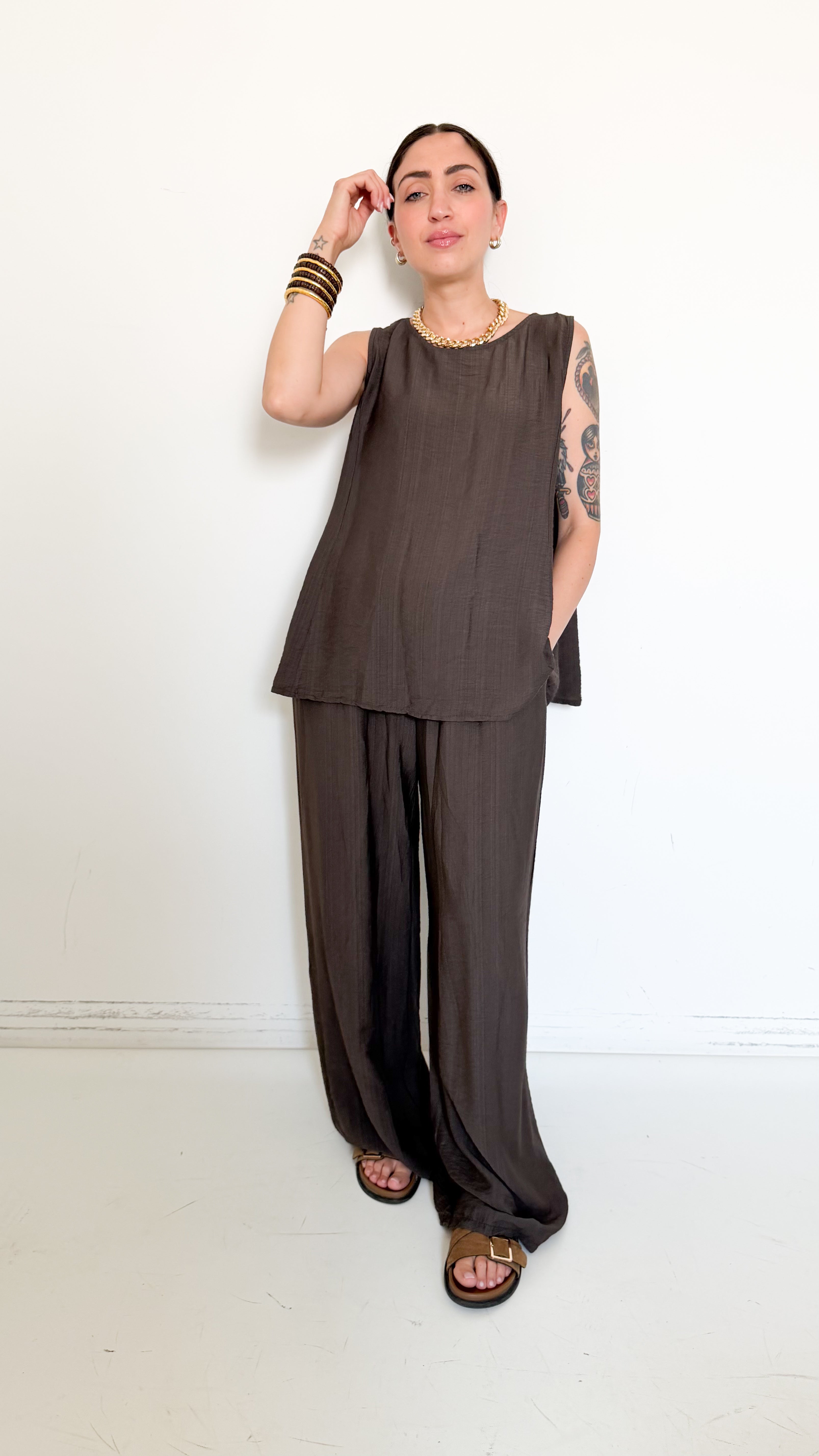 Coordinato Marrone
