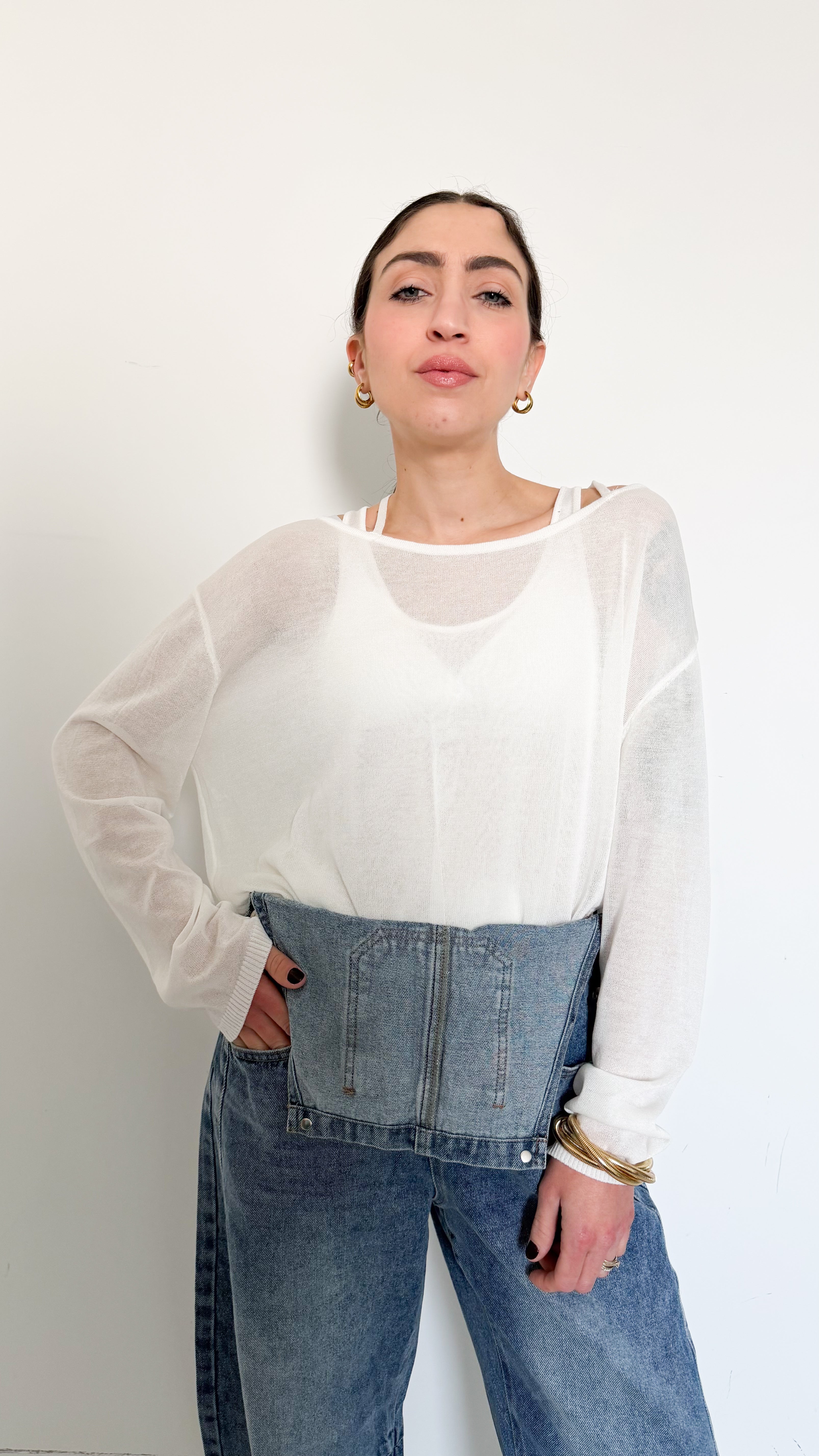 Set Top + Pull Bianco