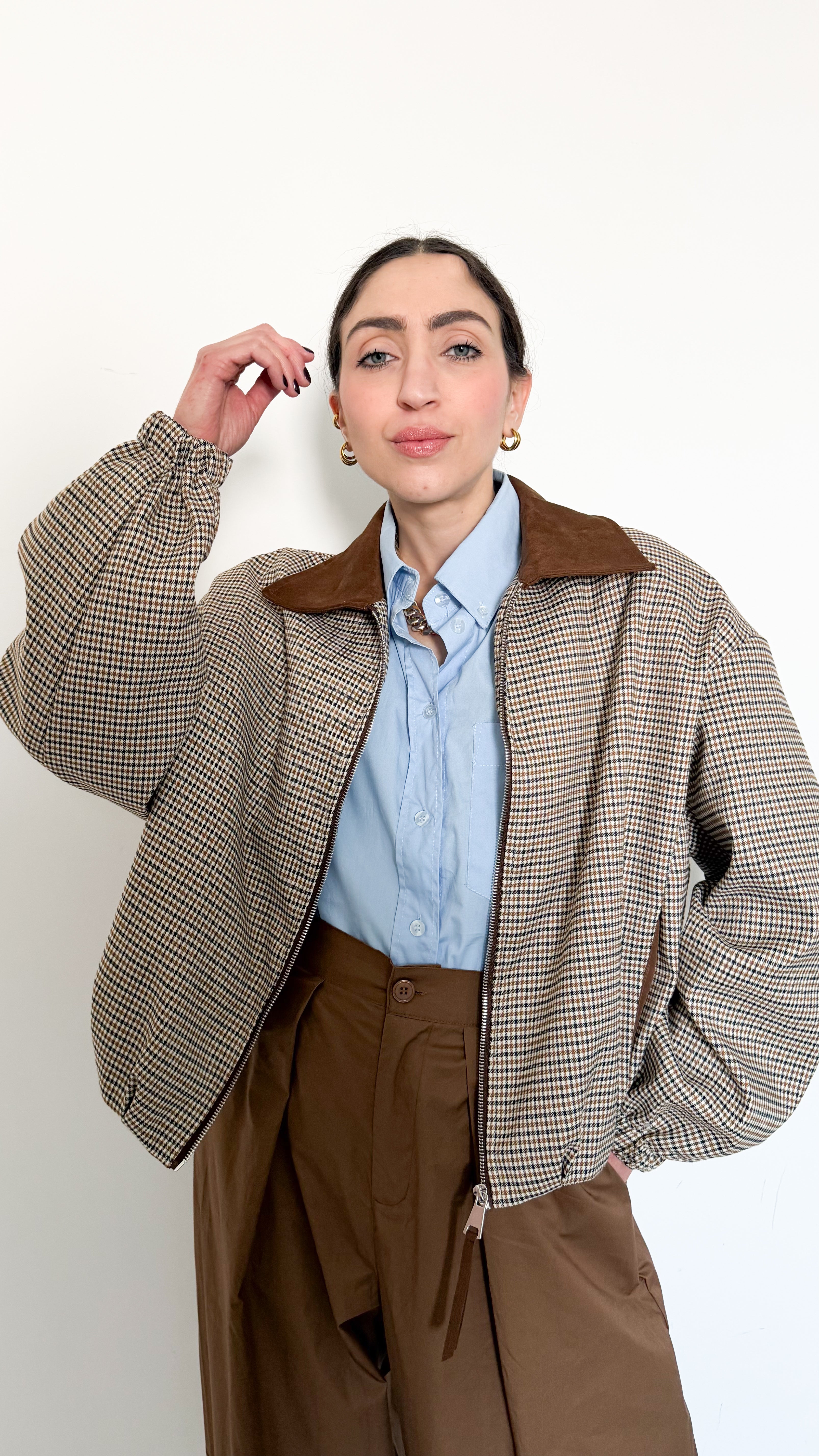 Giubbotto Pied De Poule