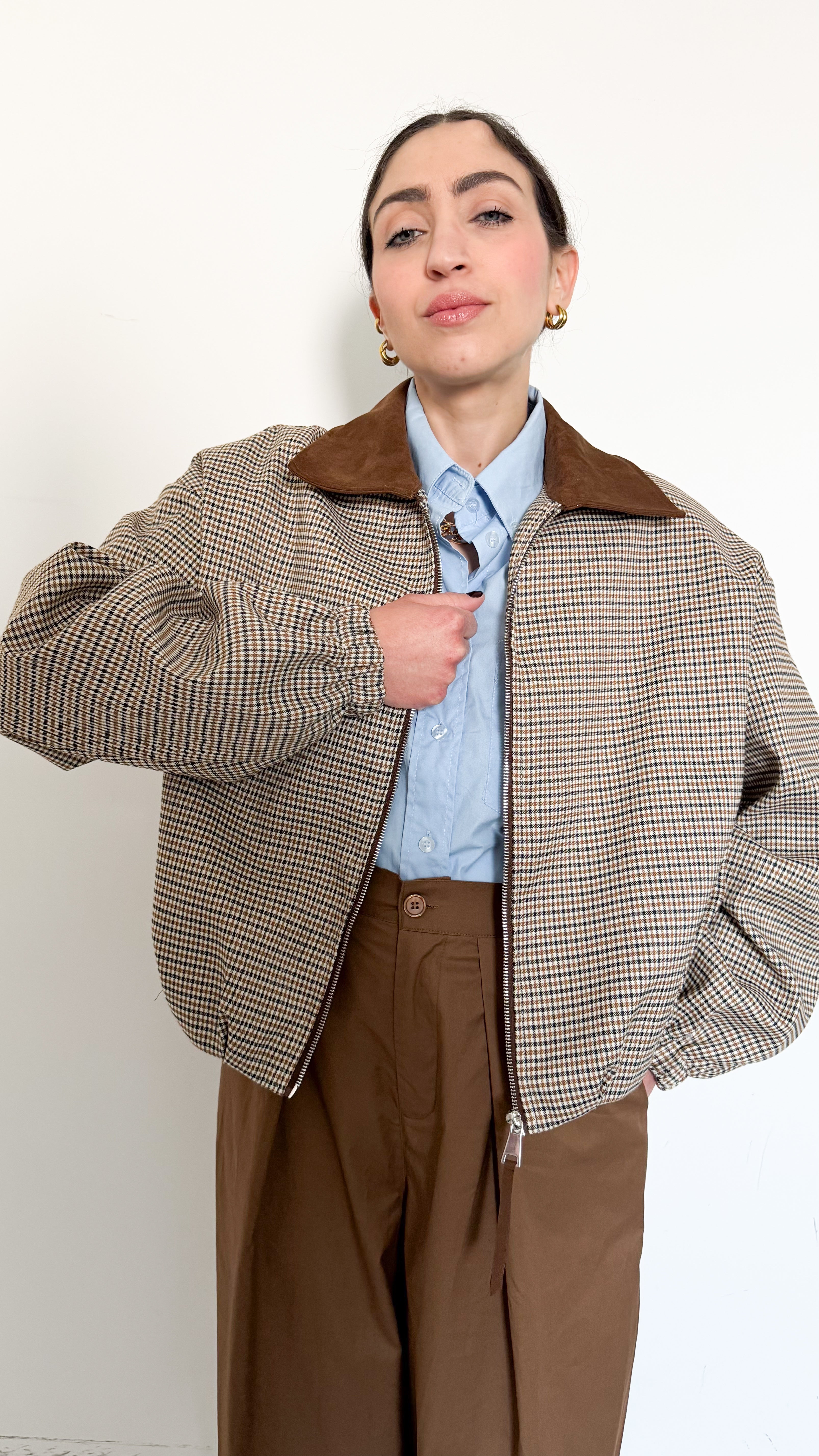 Giubbotto Pied De Poule