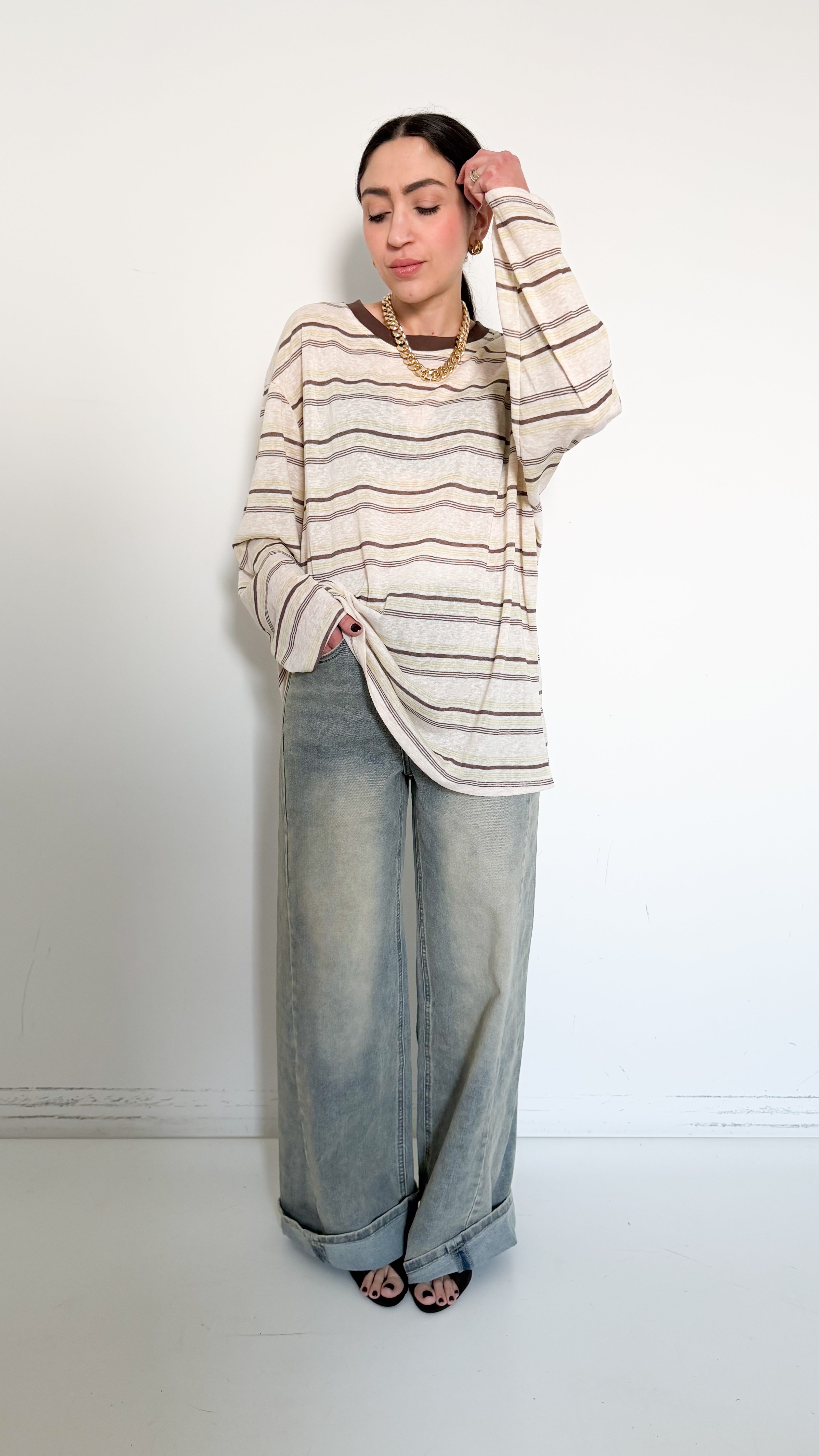 Jeans Sabbiato Wide Baggy