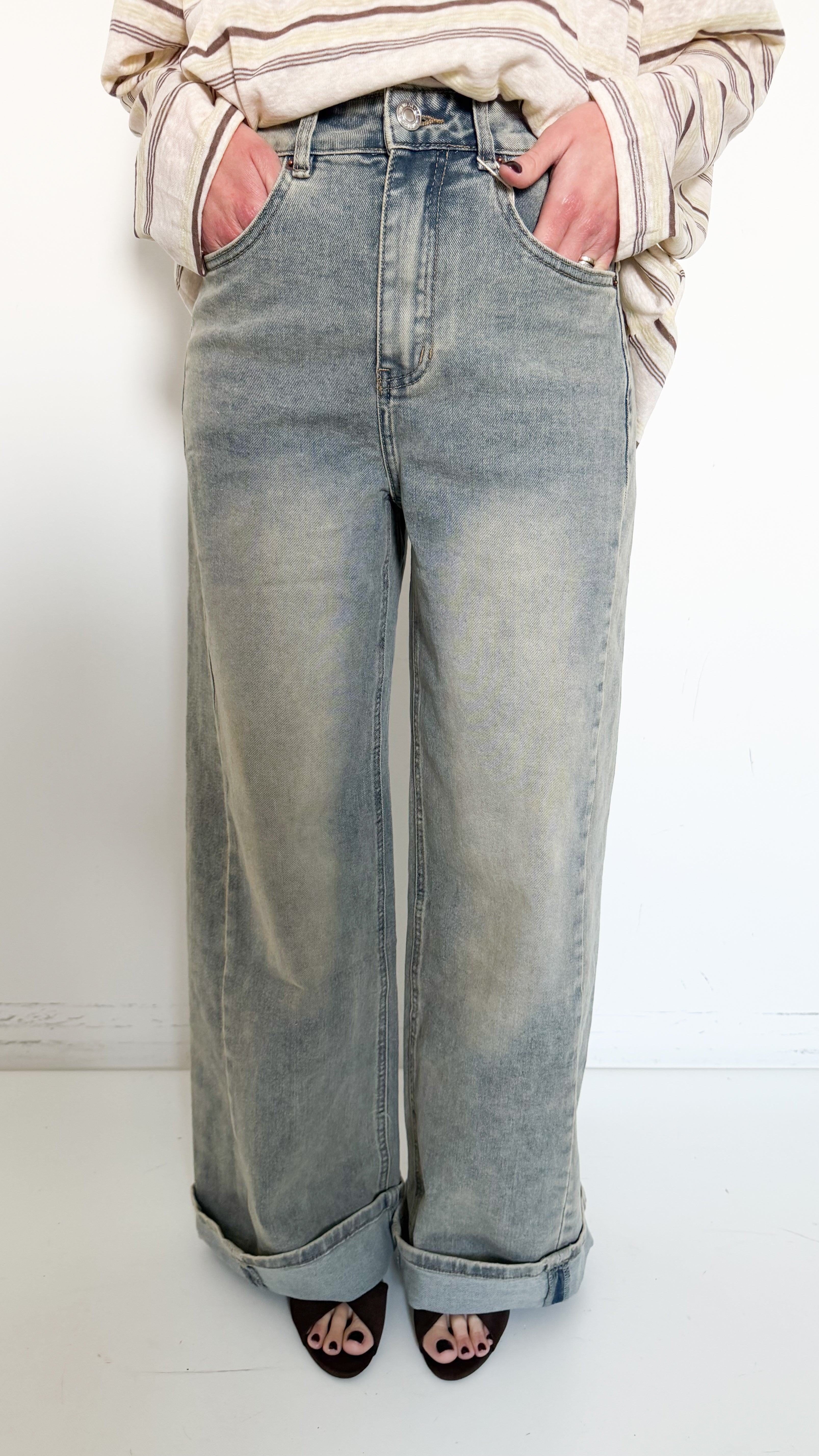 Jeans Sabbiato Wide Baggy
