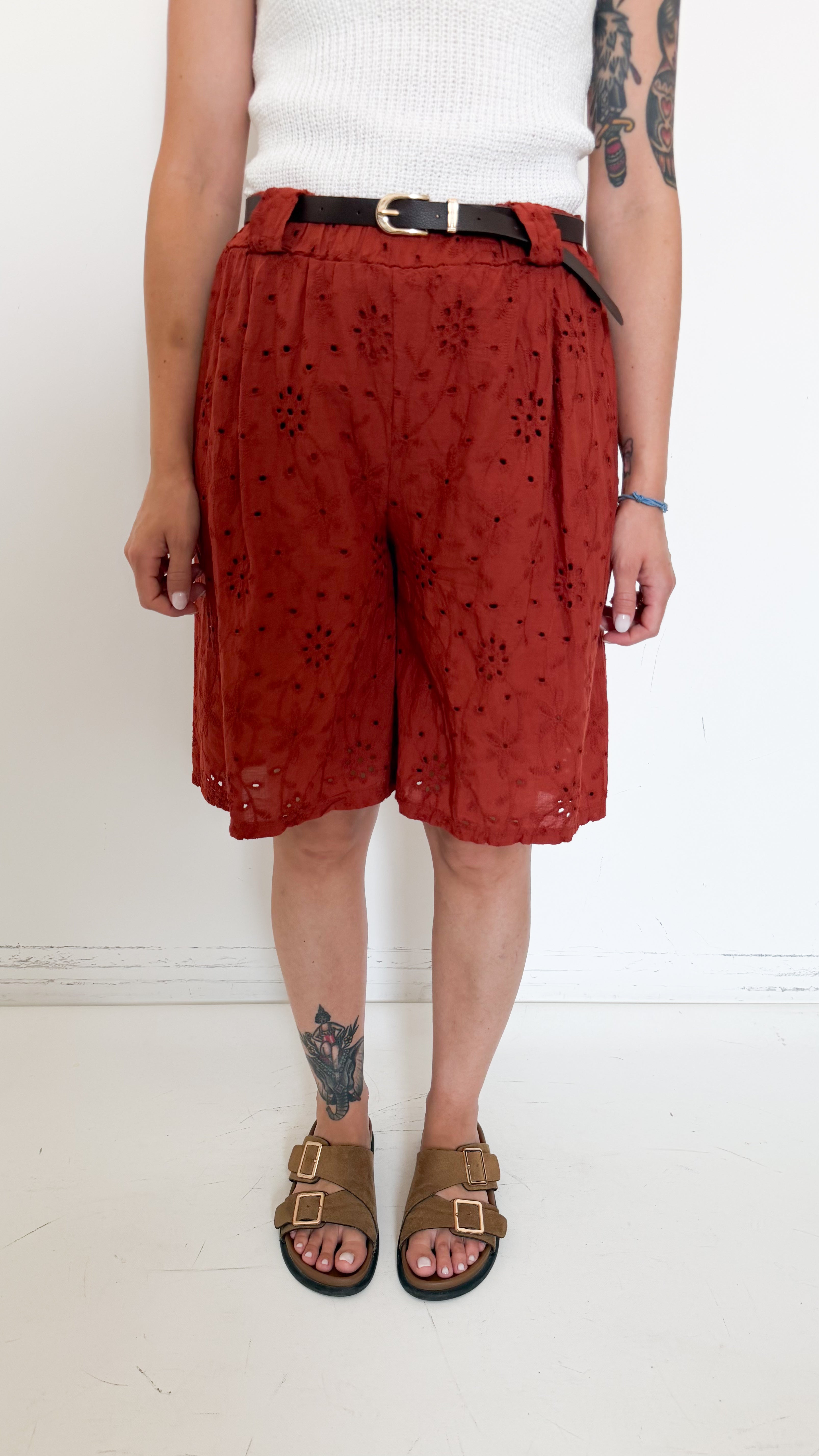 Bermuda Ruggine In Pizzo