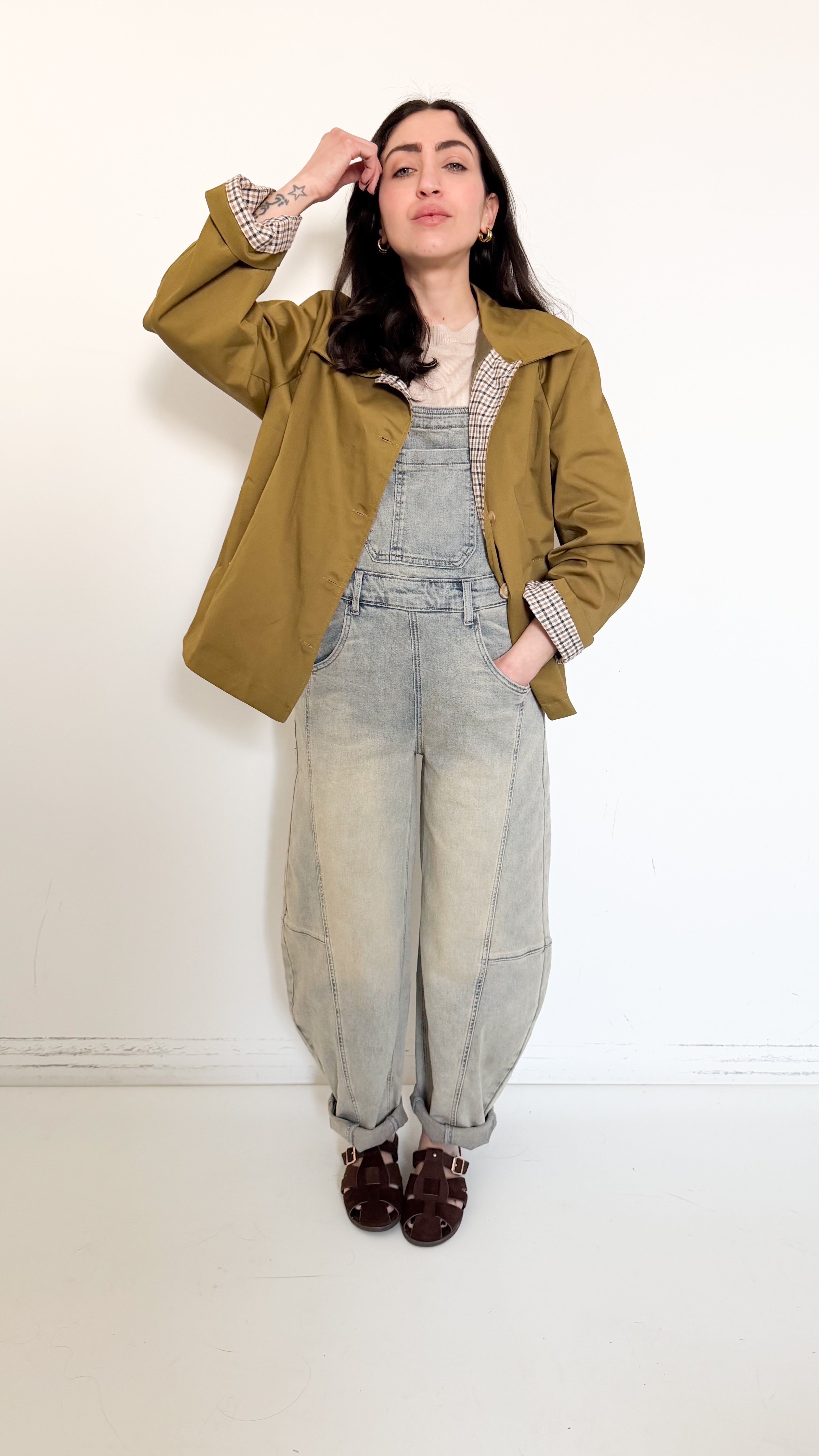 Salopette Balloon In Denim