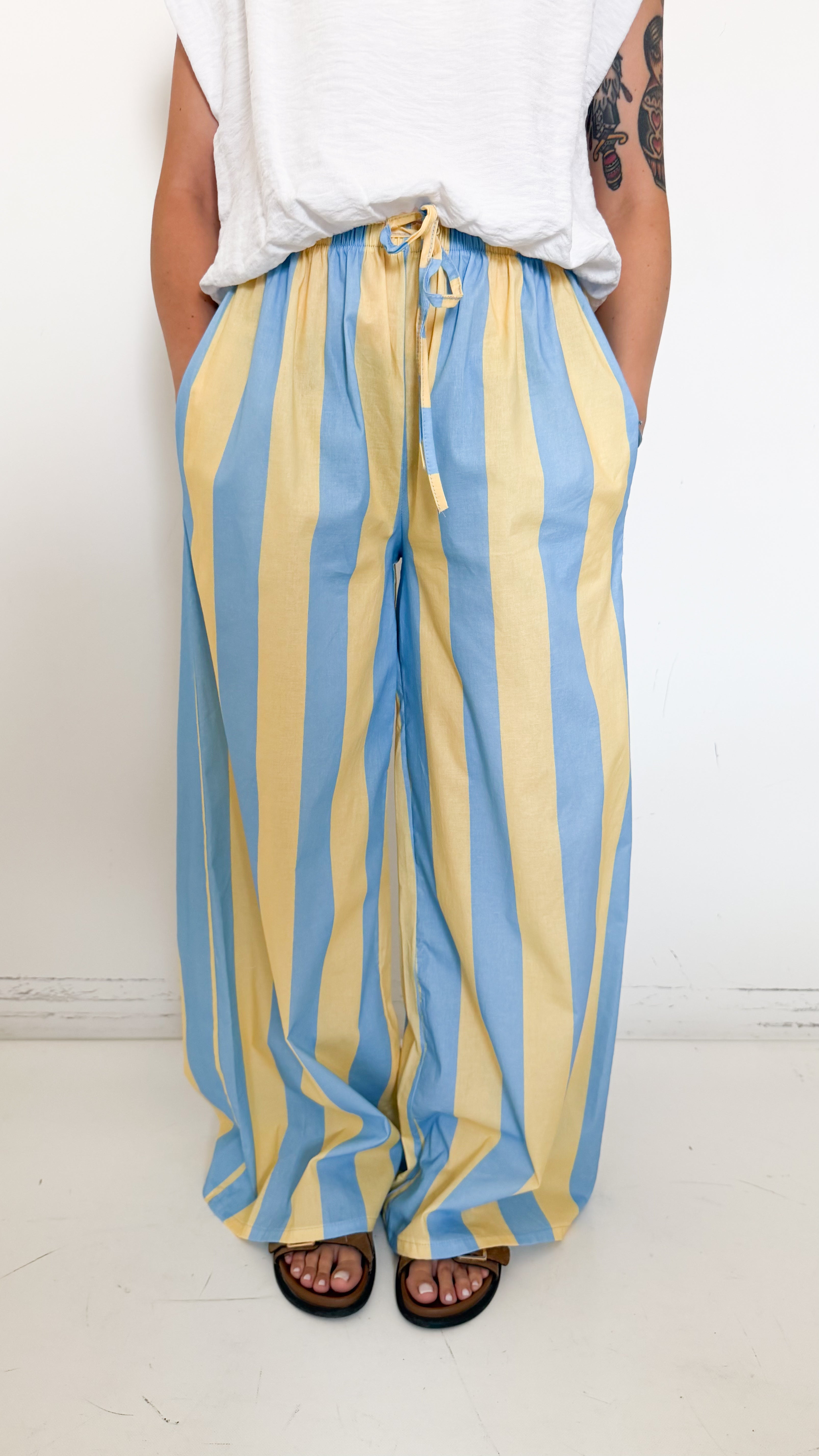 Pantaloni A Righe