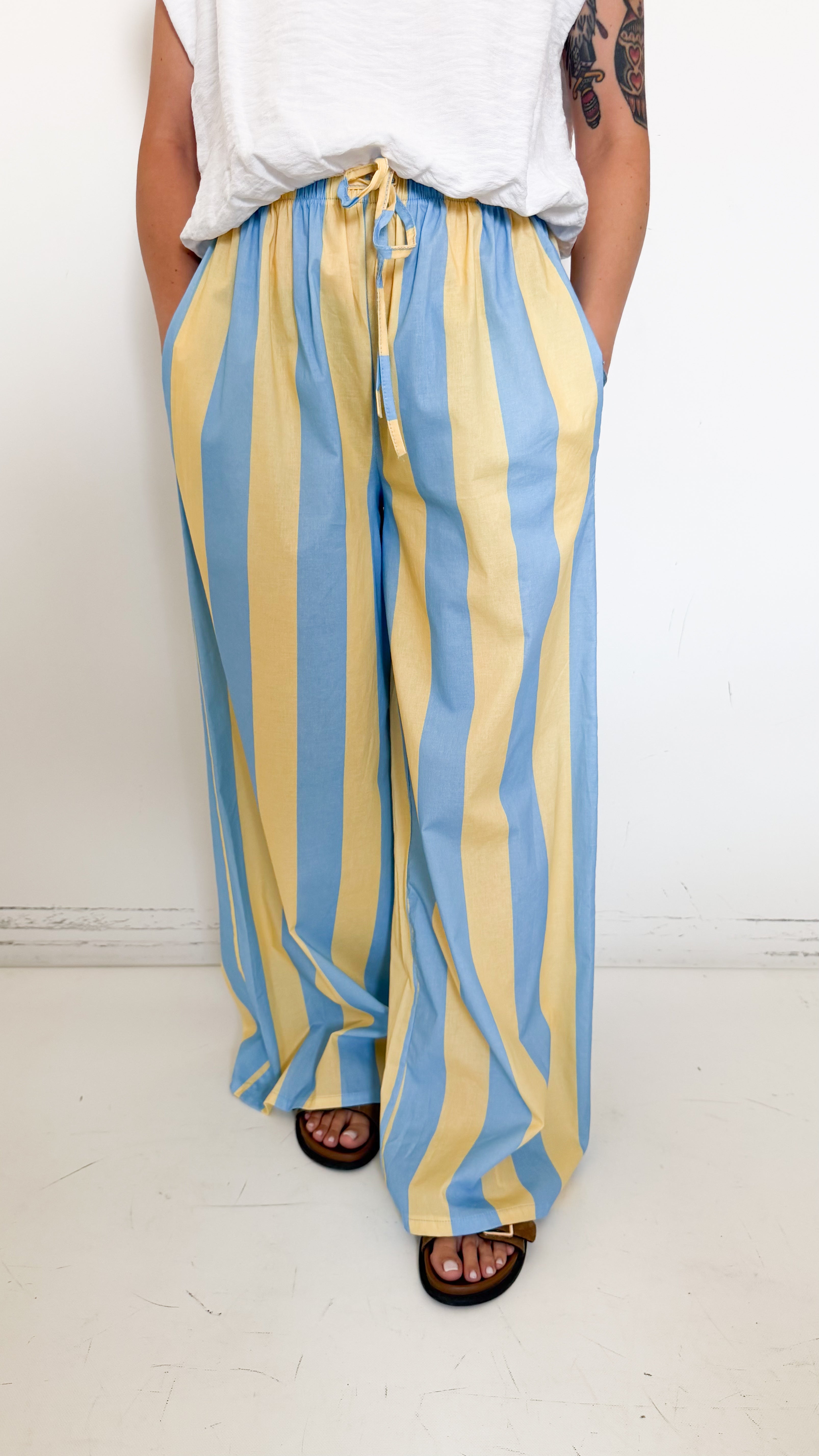 Pantaloni A Righe