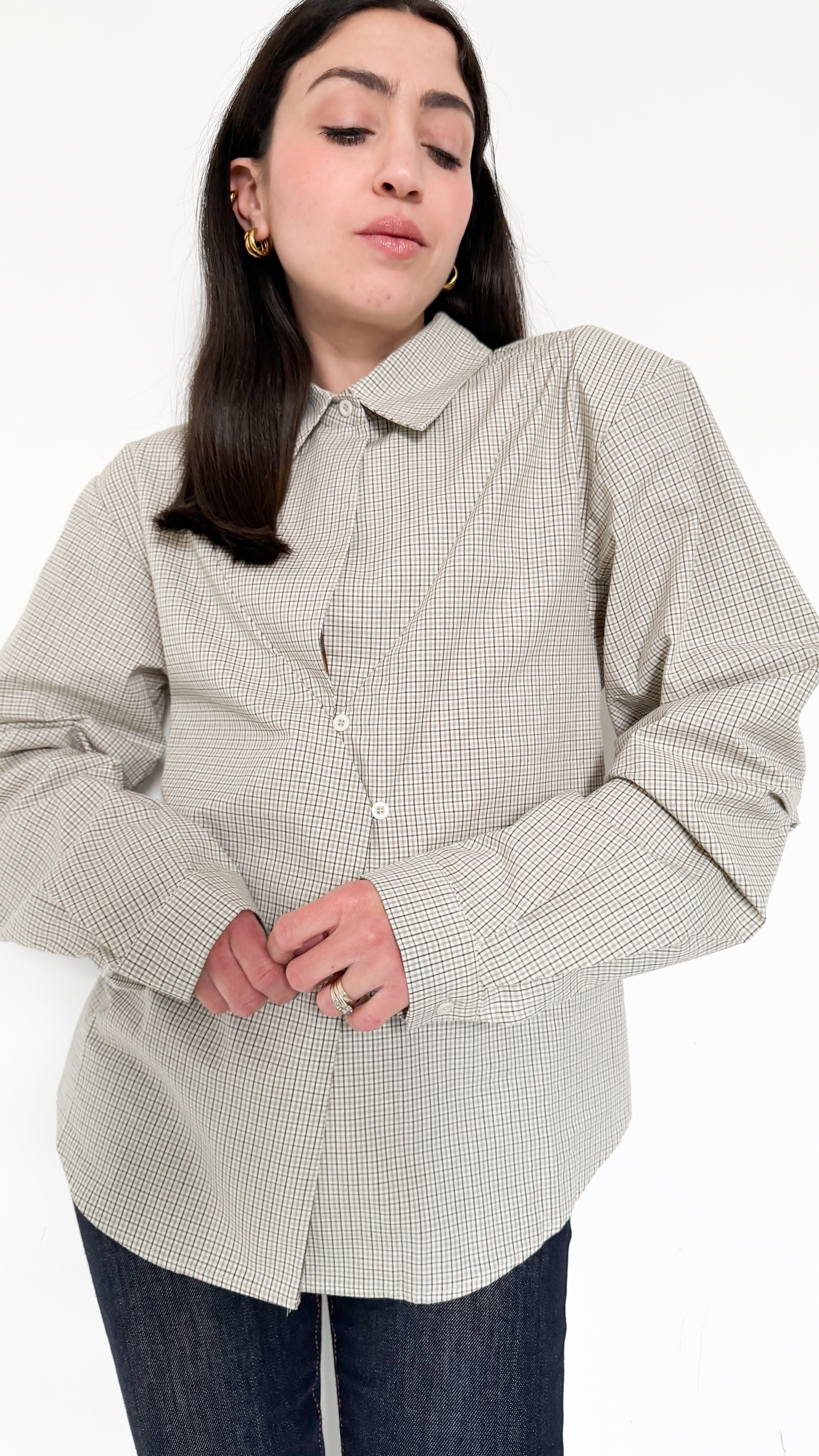 Camicia Con Spalline Asimmetrica