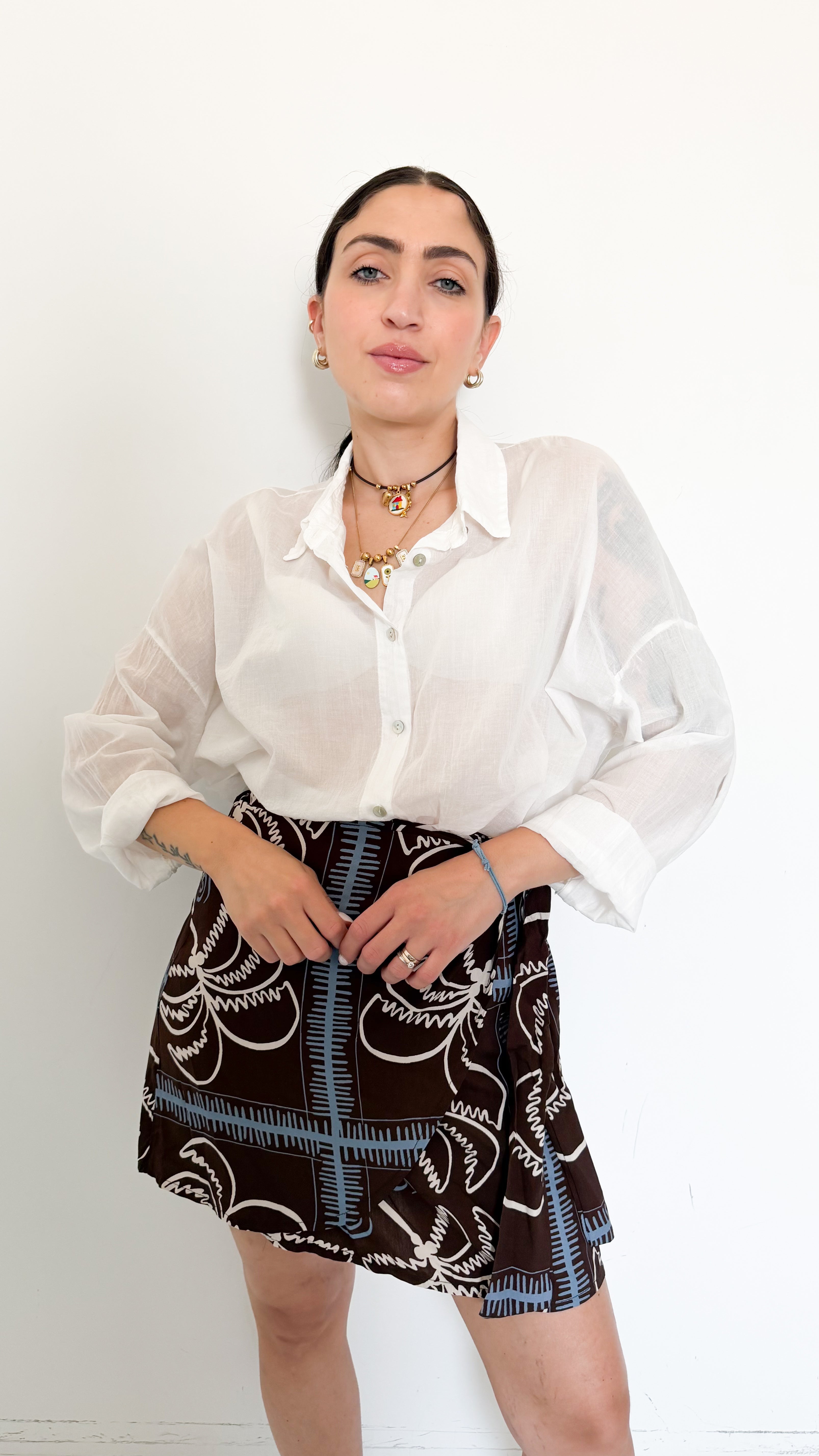 Camicia Bianca In Cotone
