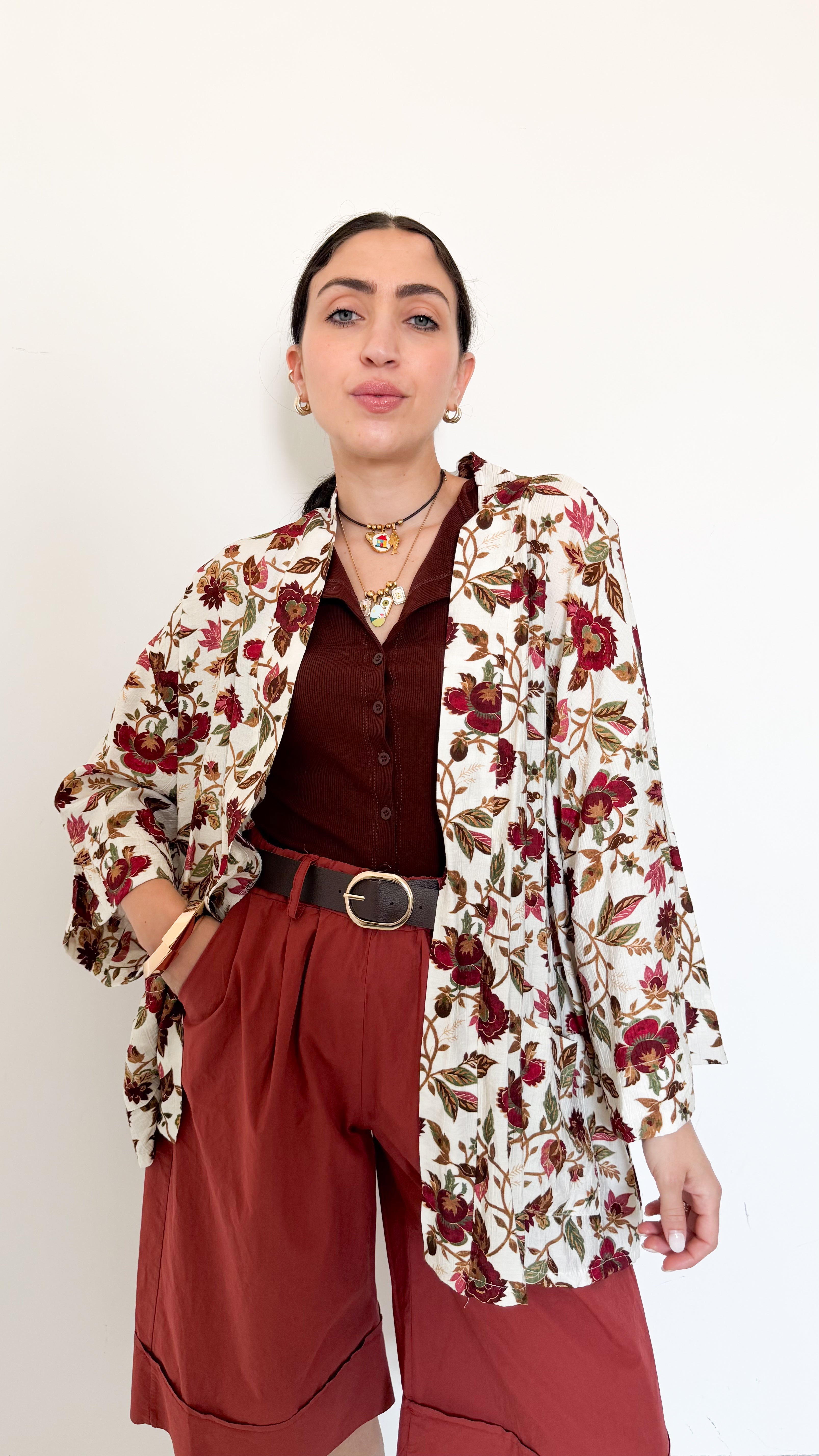 Kimono A Fantasia Fiori