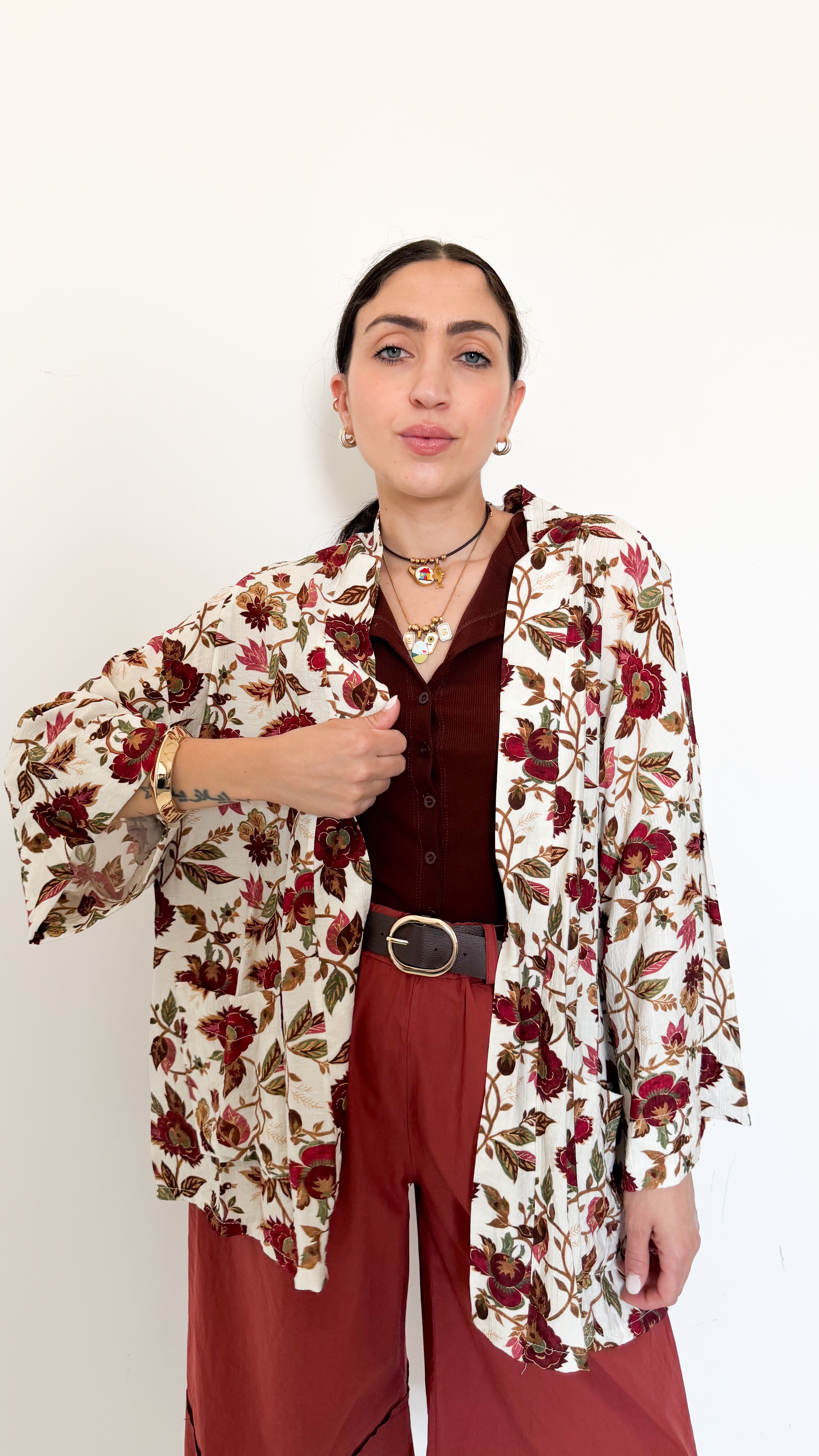 Kimono A Fantasia Fiori