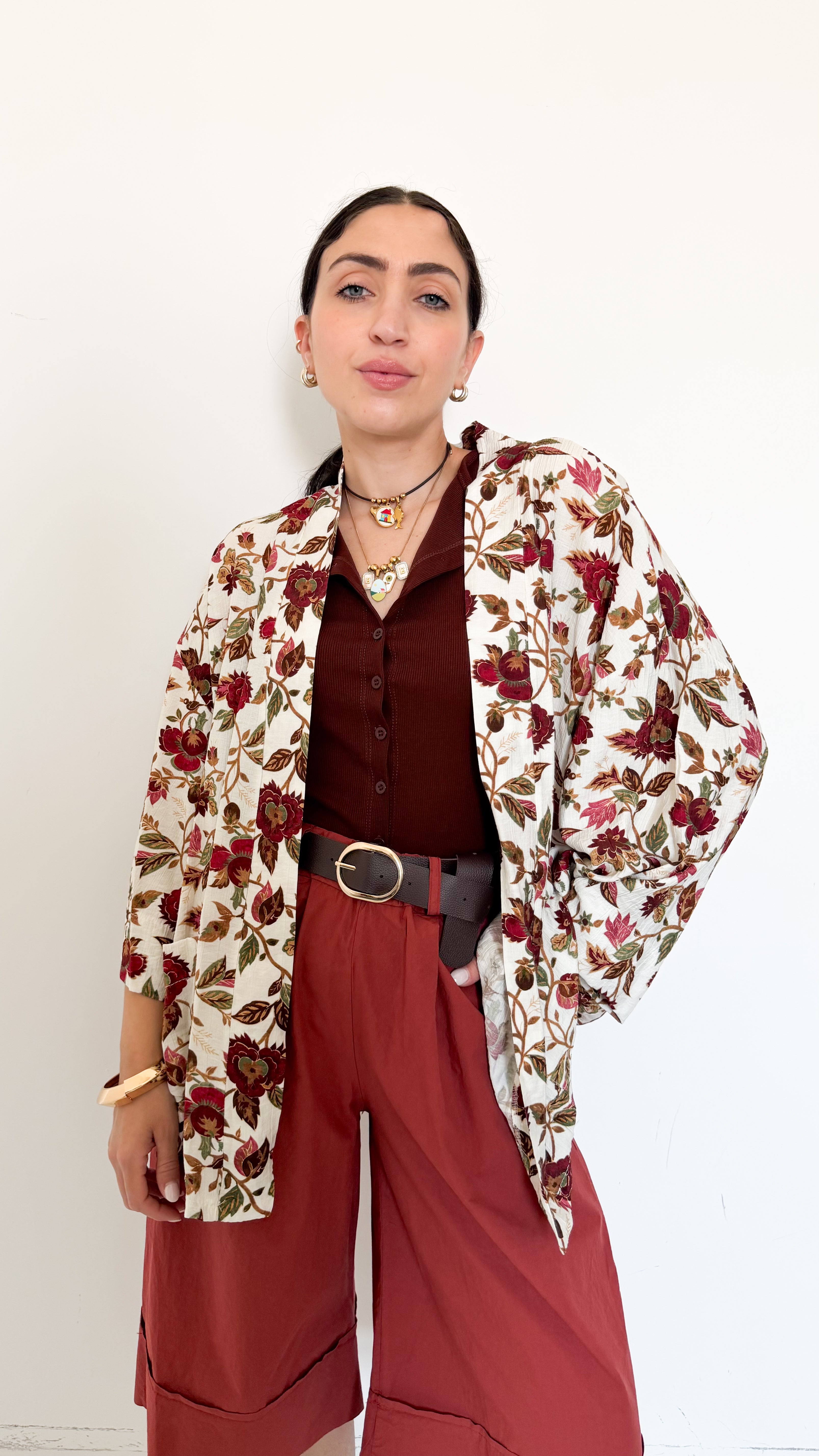 Kimono A Fantasia Fiori