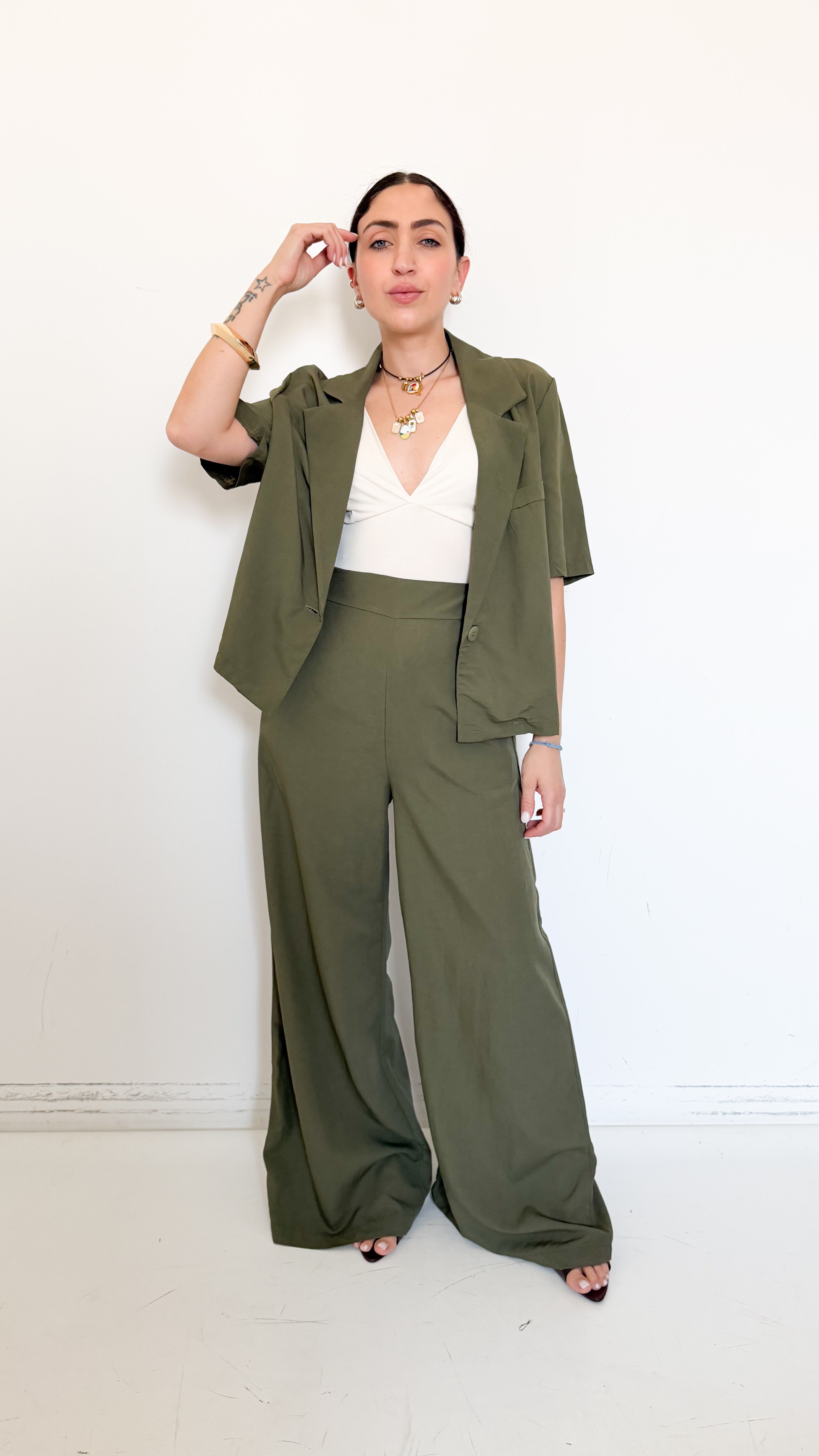 Tailleur Mezza Manica Verde