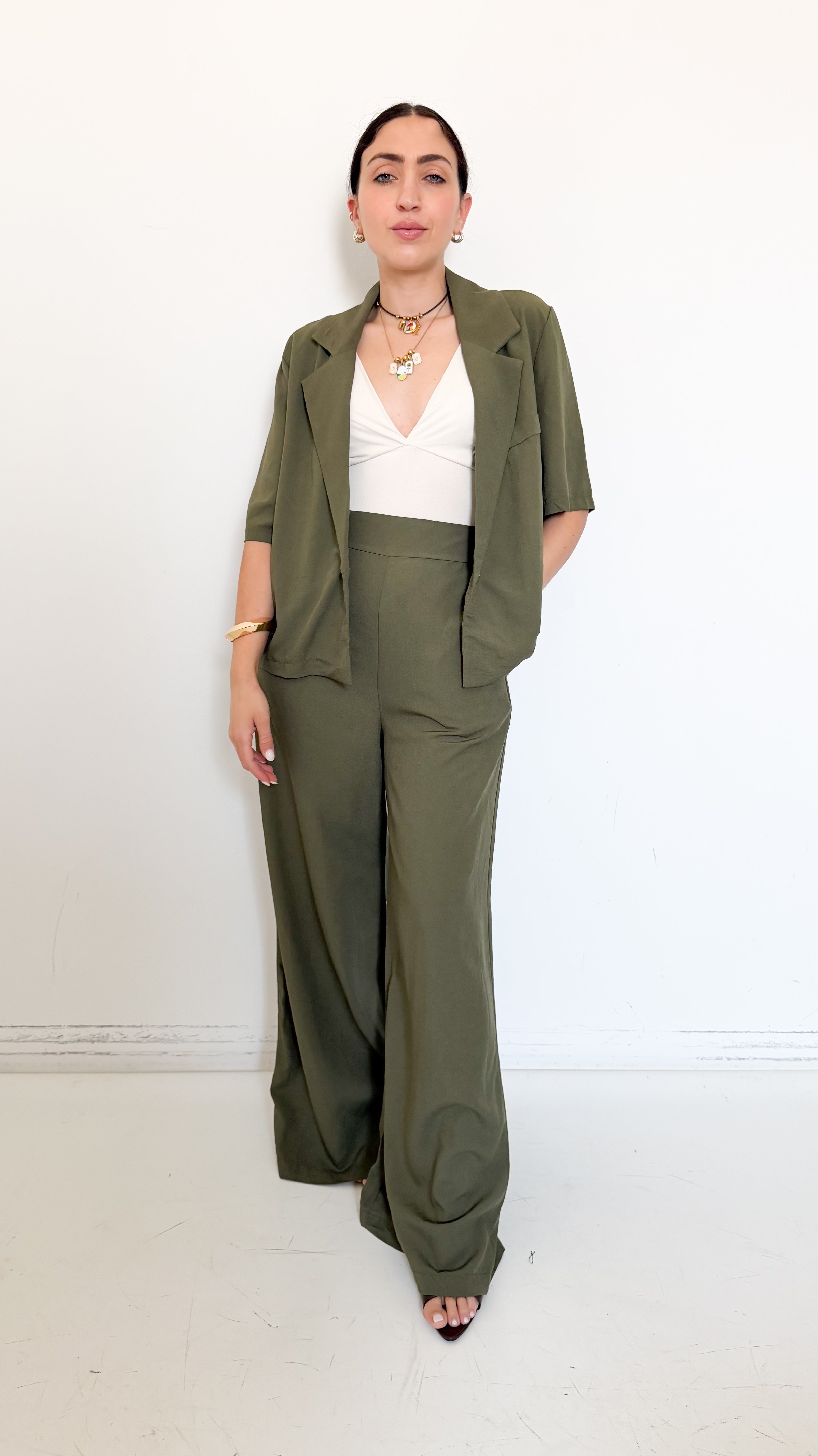 Tailleur Mezza Manica Verde