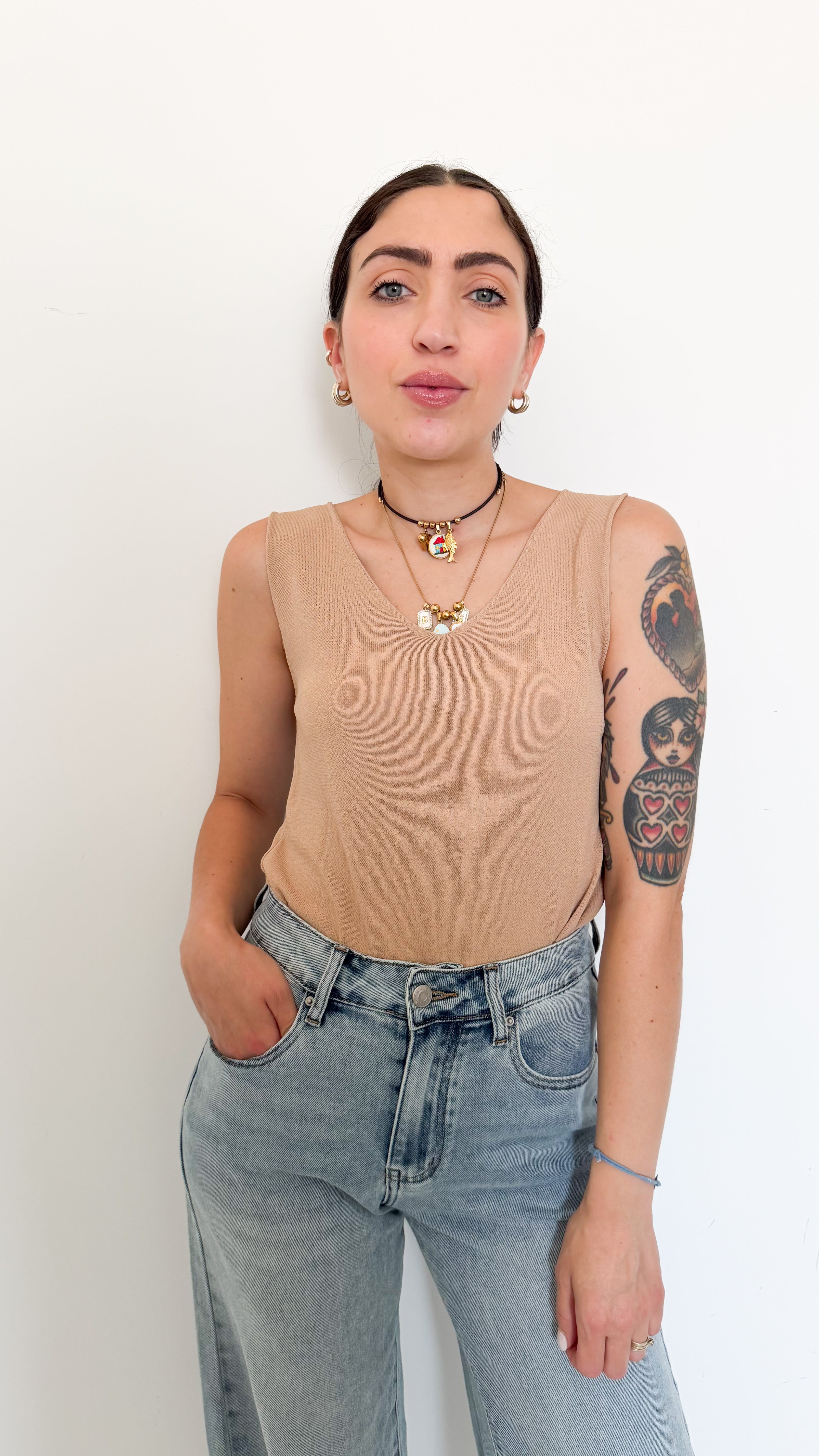 Top Basic Beige