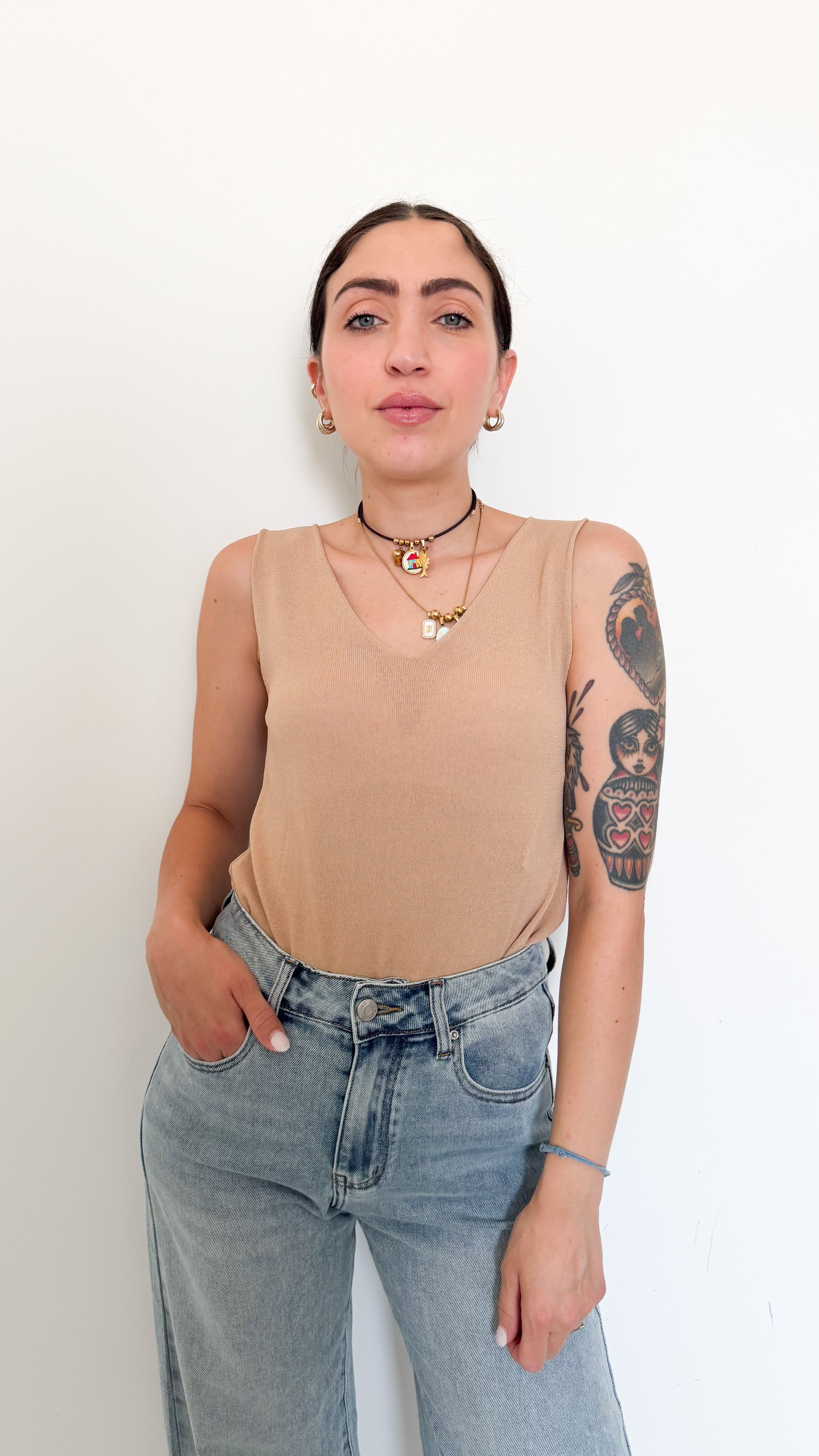 Top Basic Beige