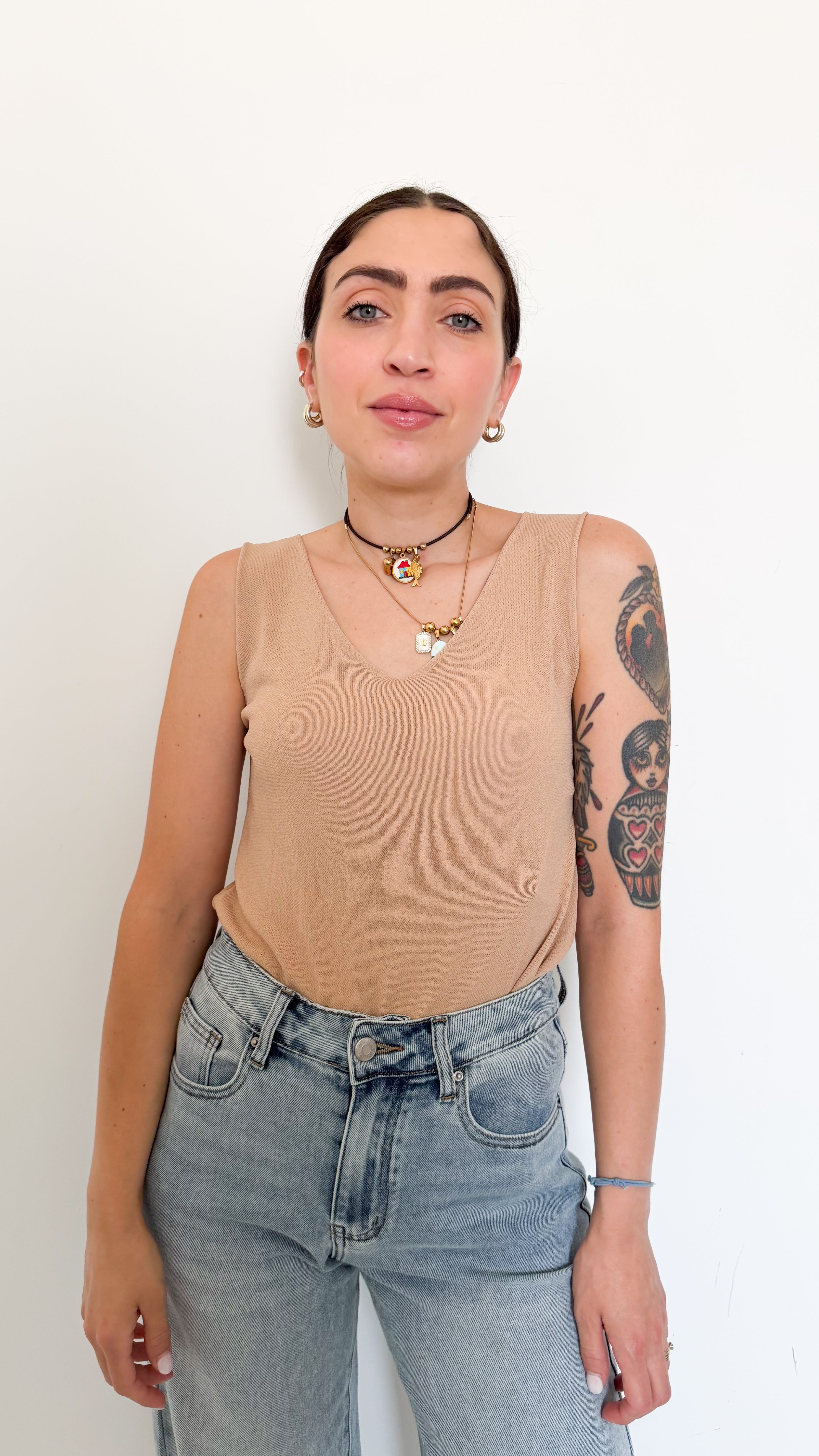 Top Basic Beige