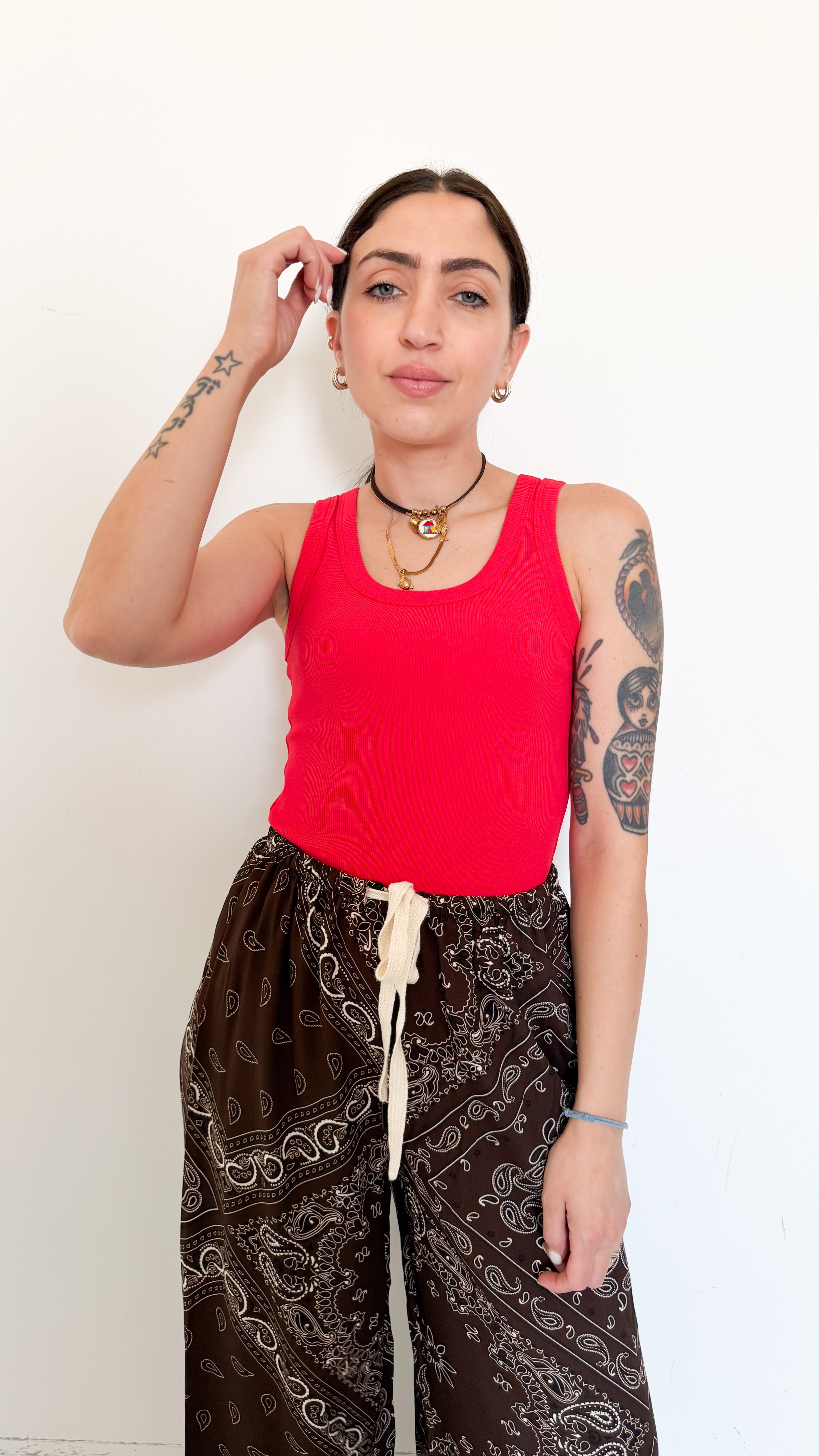 Top Basic Rosso