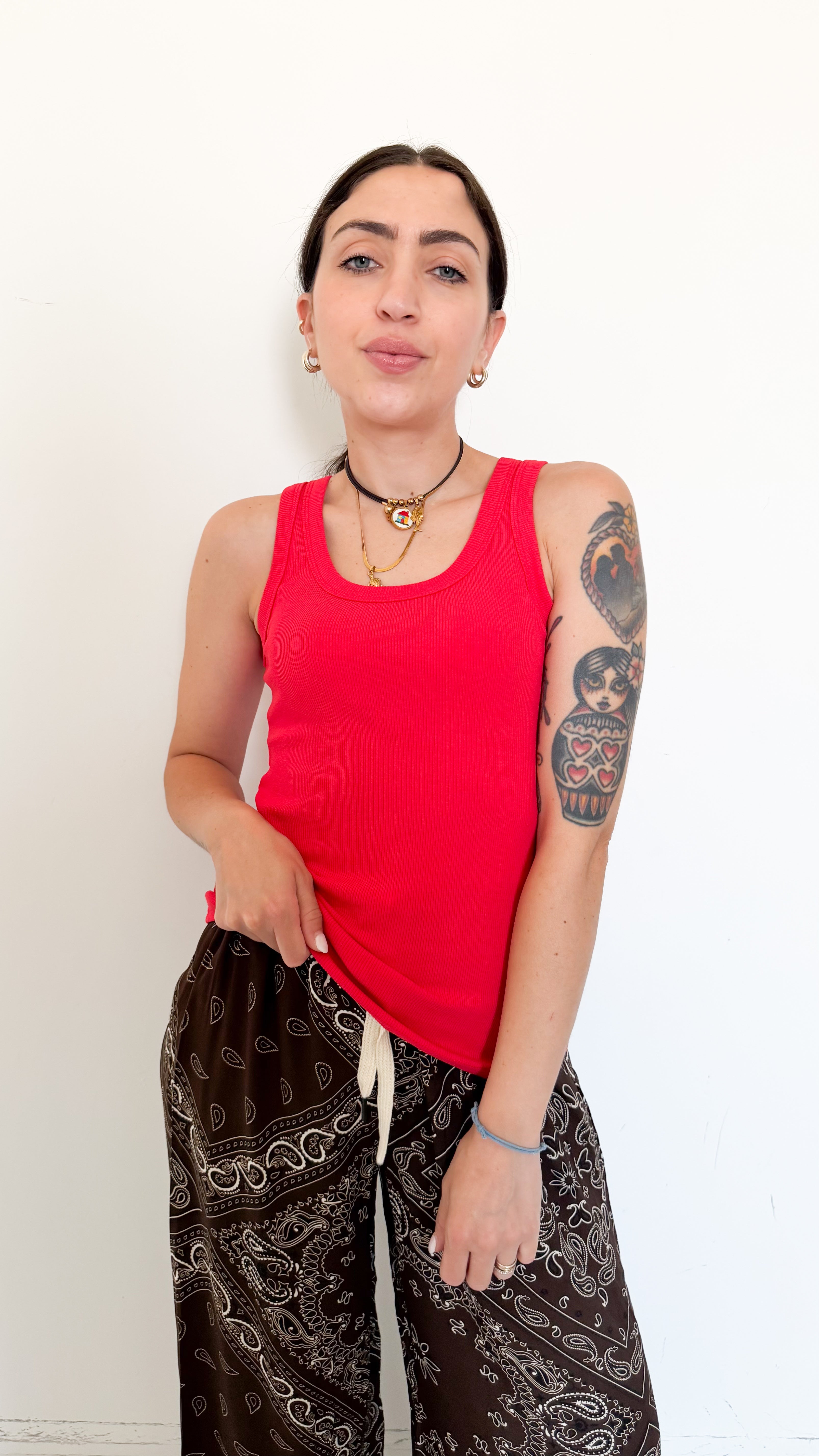 Top Basic Rosso