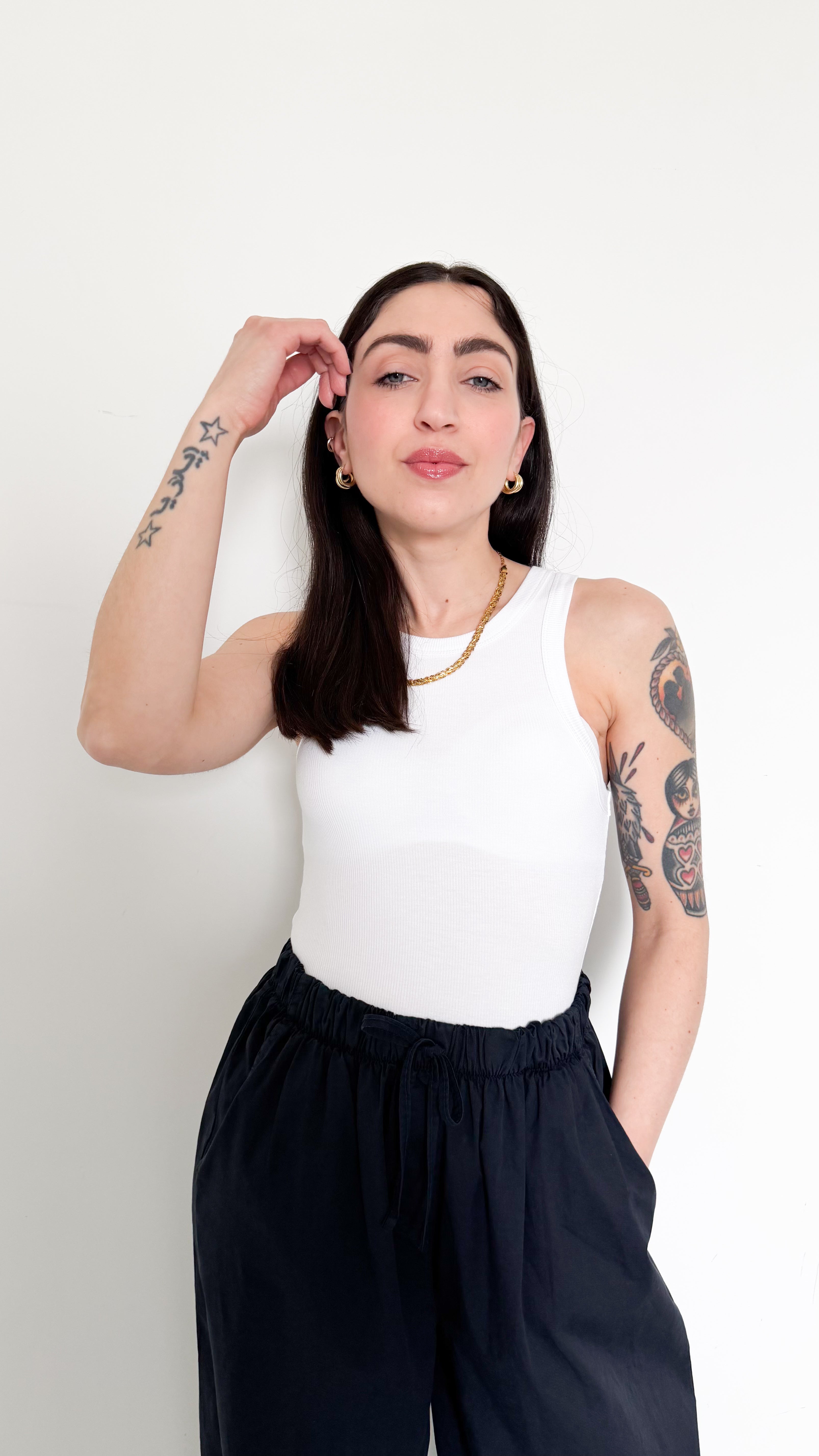 Canotta Basic Bianca