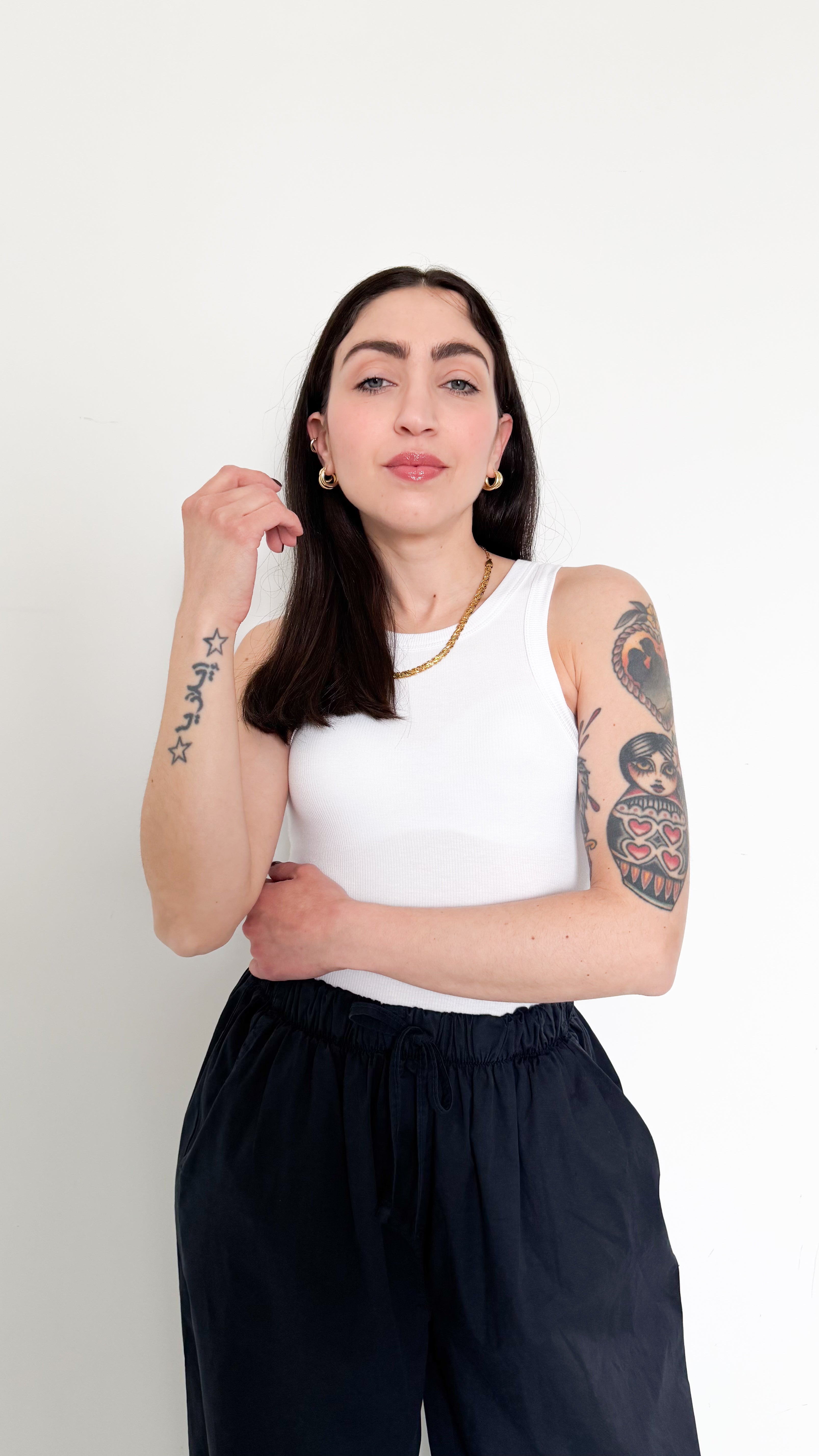 Canotta Basic Bianca