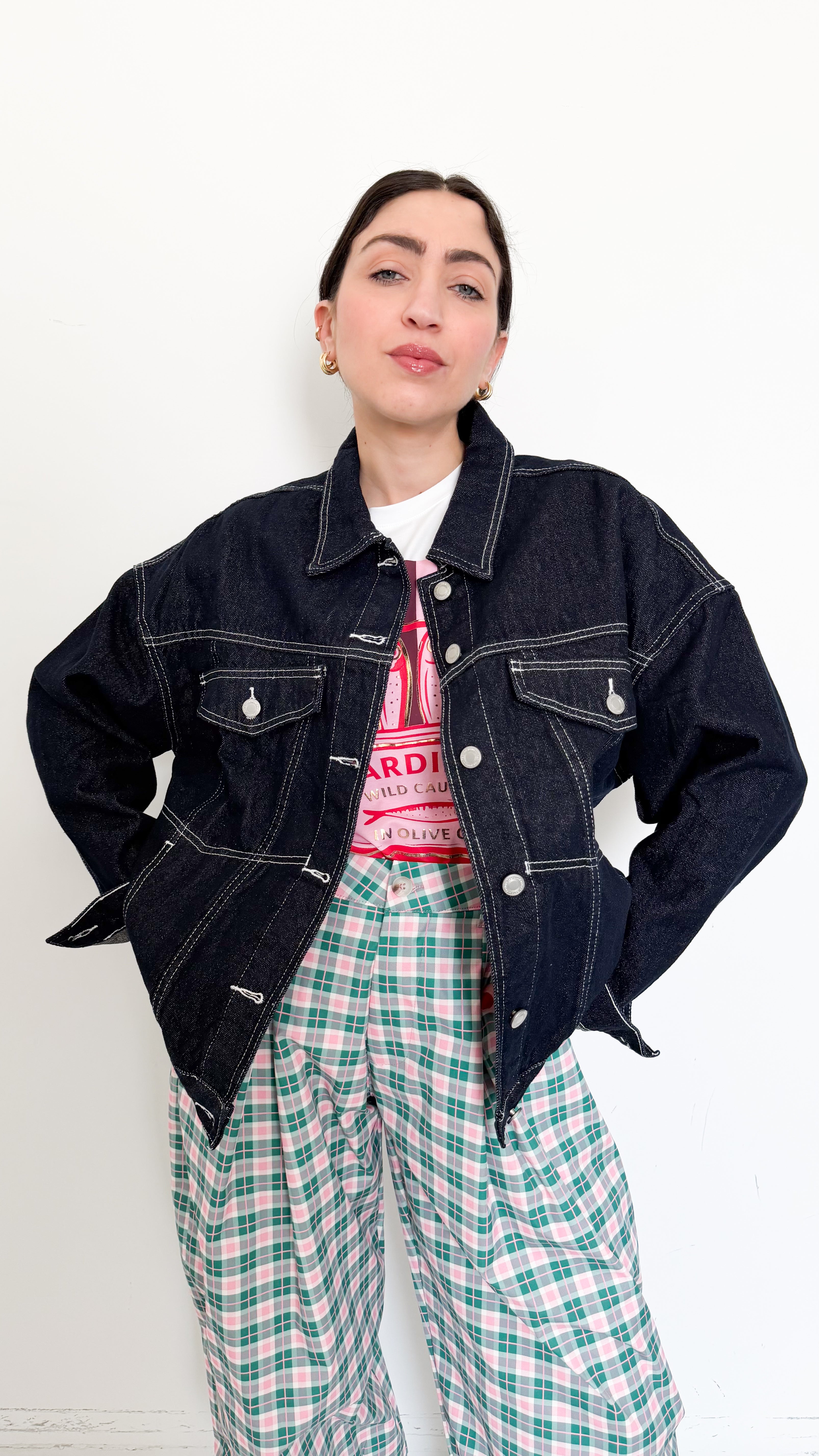 Giubbotto Over In Denim