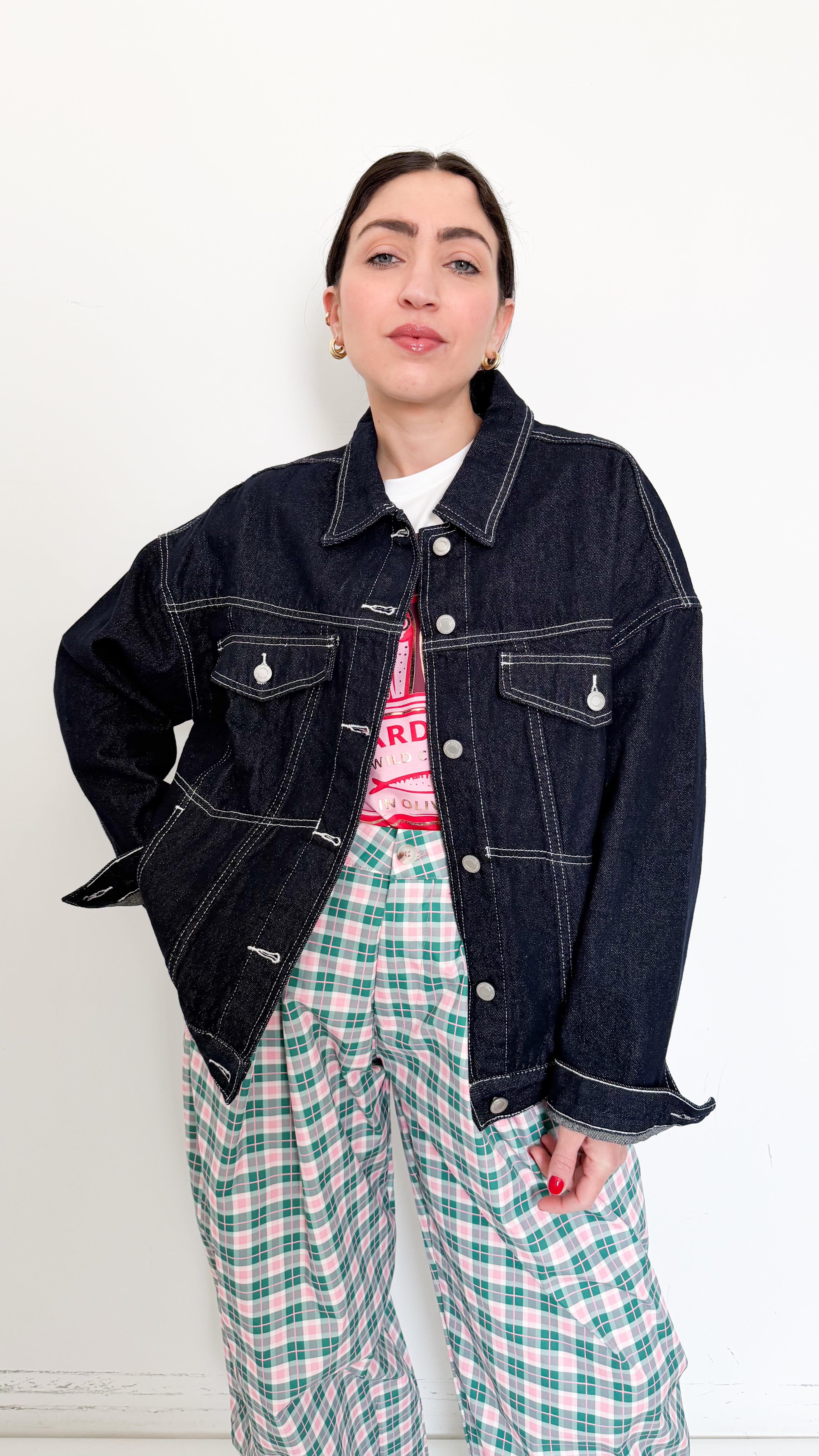 Giubbotto Over In Denim