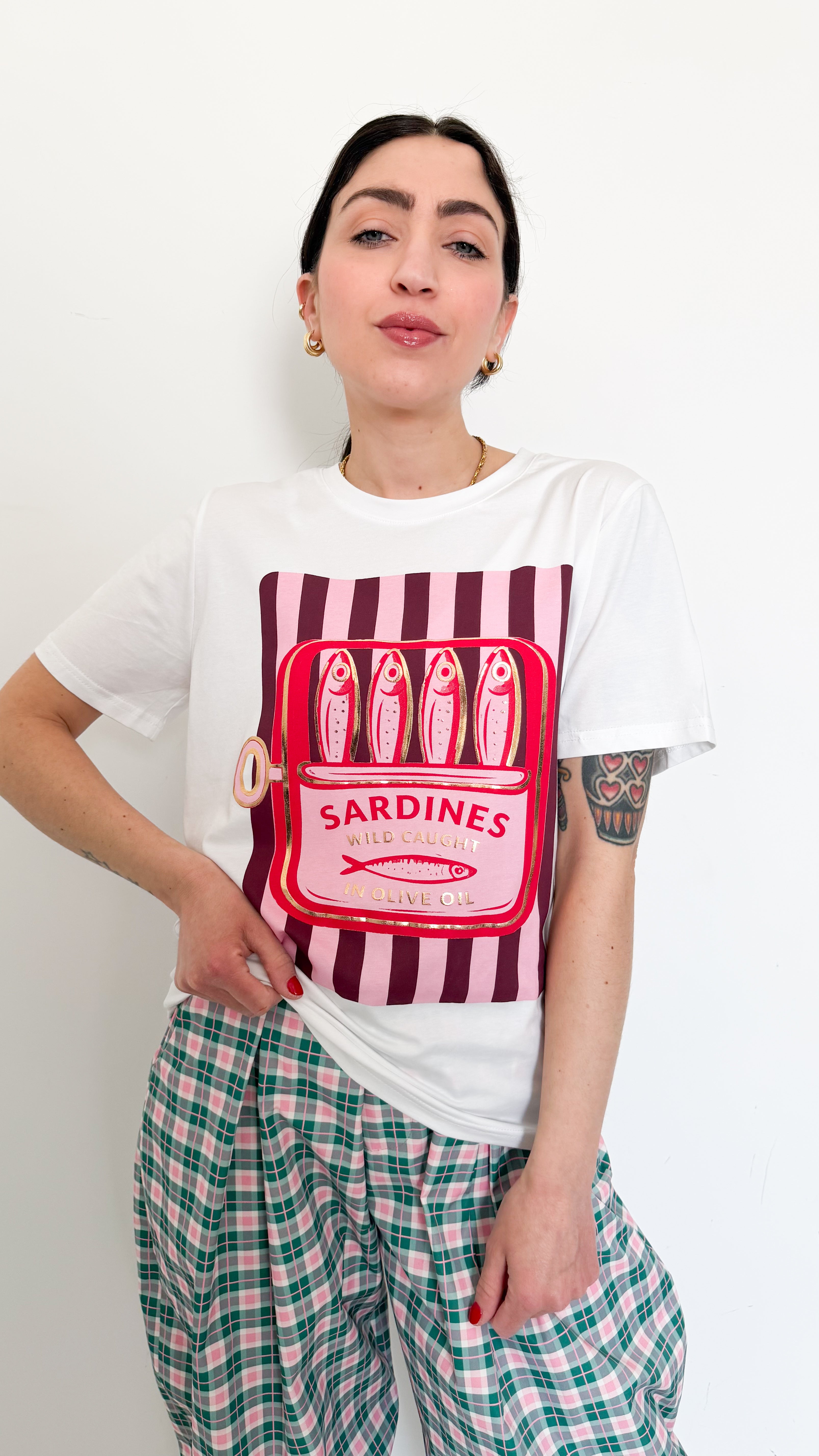 T-Shirt Sardines Rosa