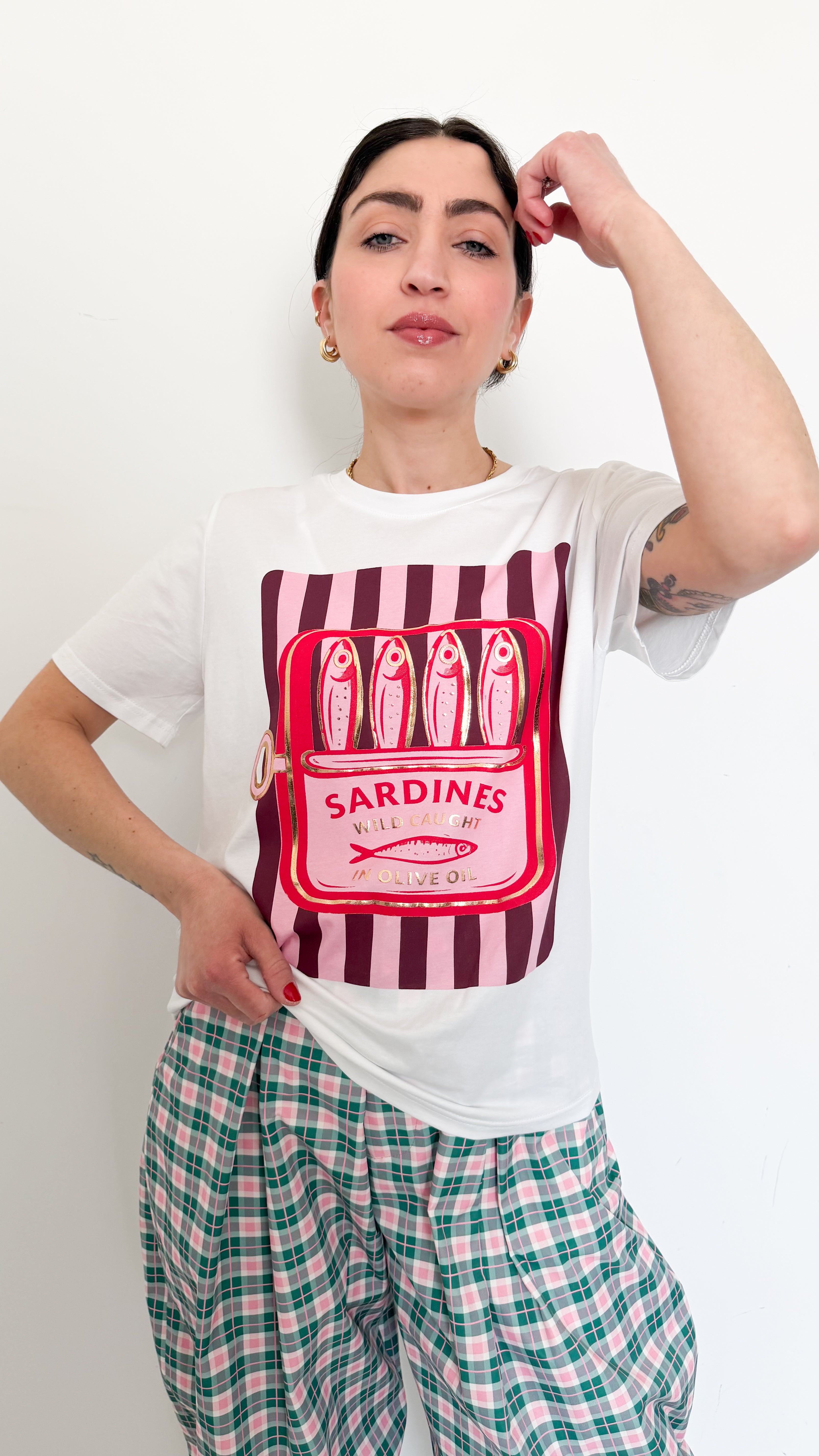 T-Shirt Sardines Rosa