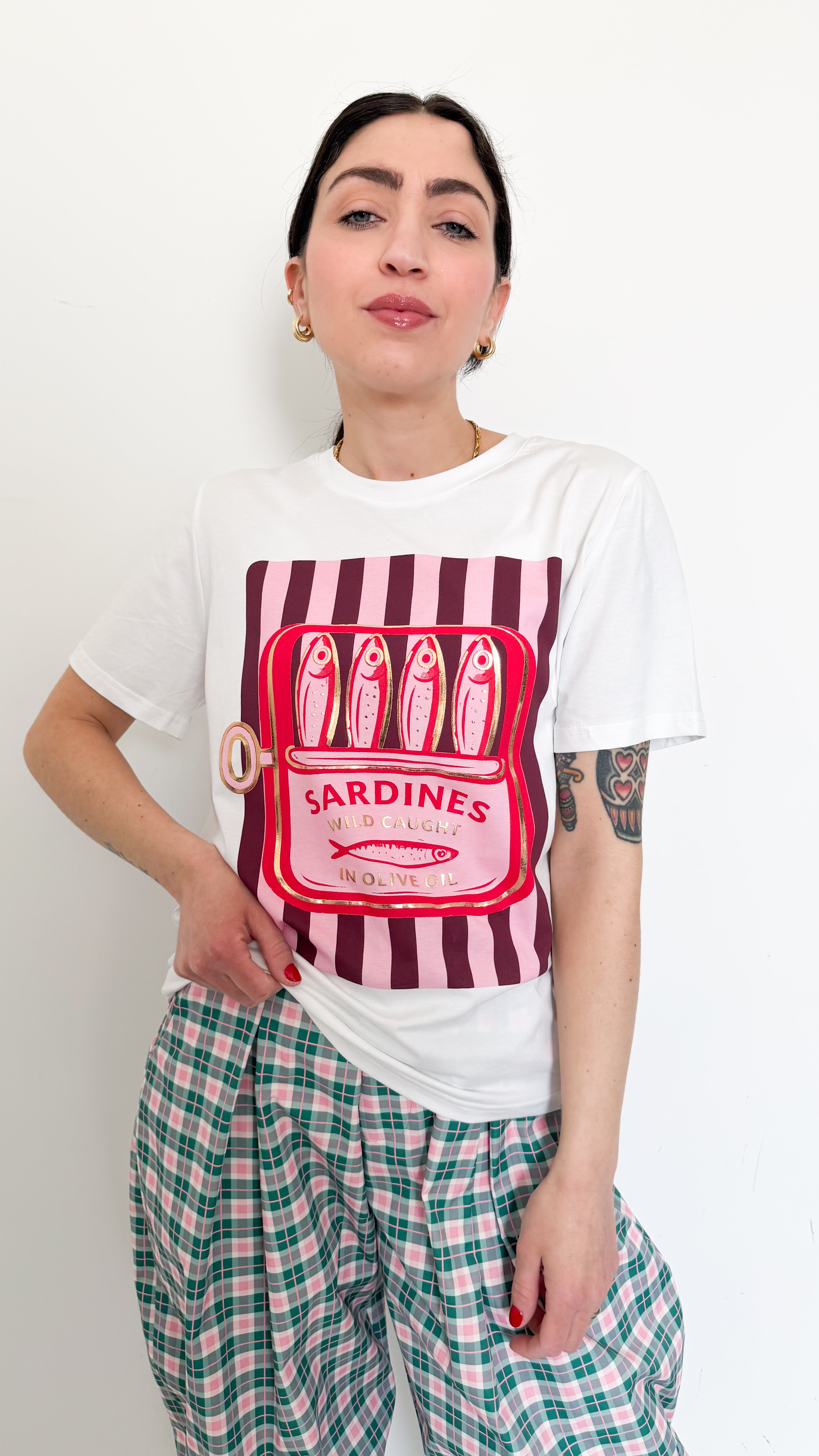 T-Shirt Sardines Rosa